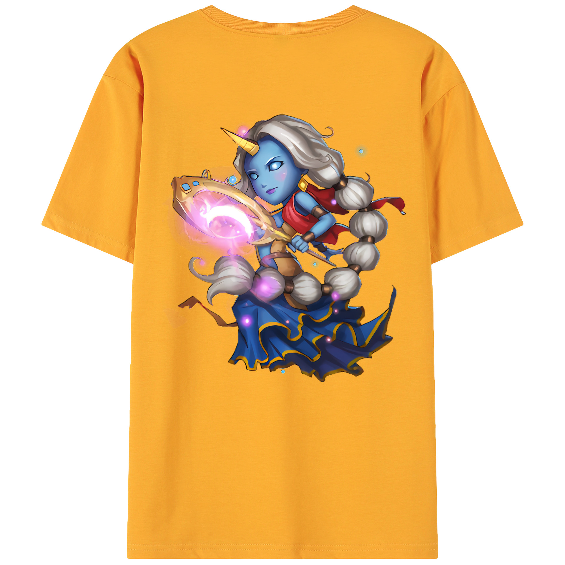 （画像用） リーグ・オブ・レジェンド League of Legends LOL 綿100％ メンズ半袖Tシャツ（バックプリント） 通気性