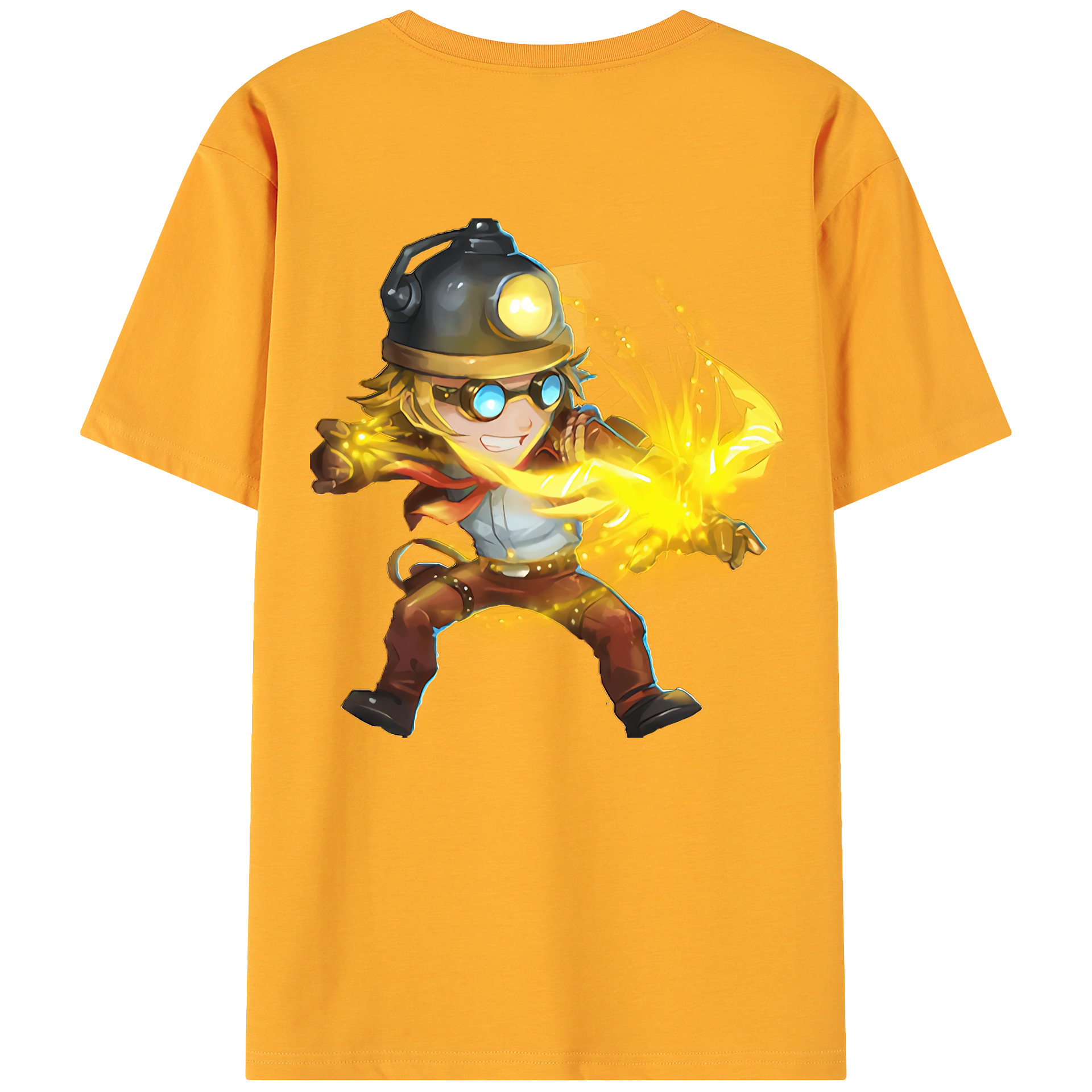 （画像用） リーグ・オブ・レジェンド League of Legends LOL 綿100％ メンズ半袖Tシャツ（バックプリント） 通気性