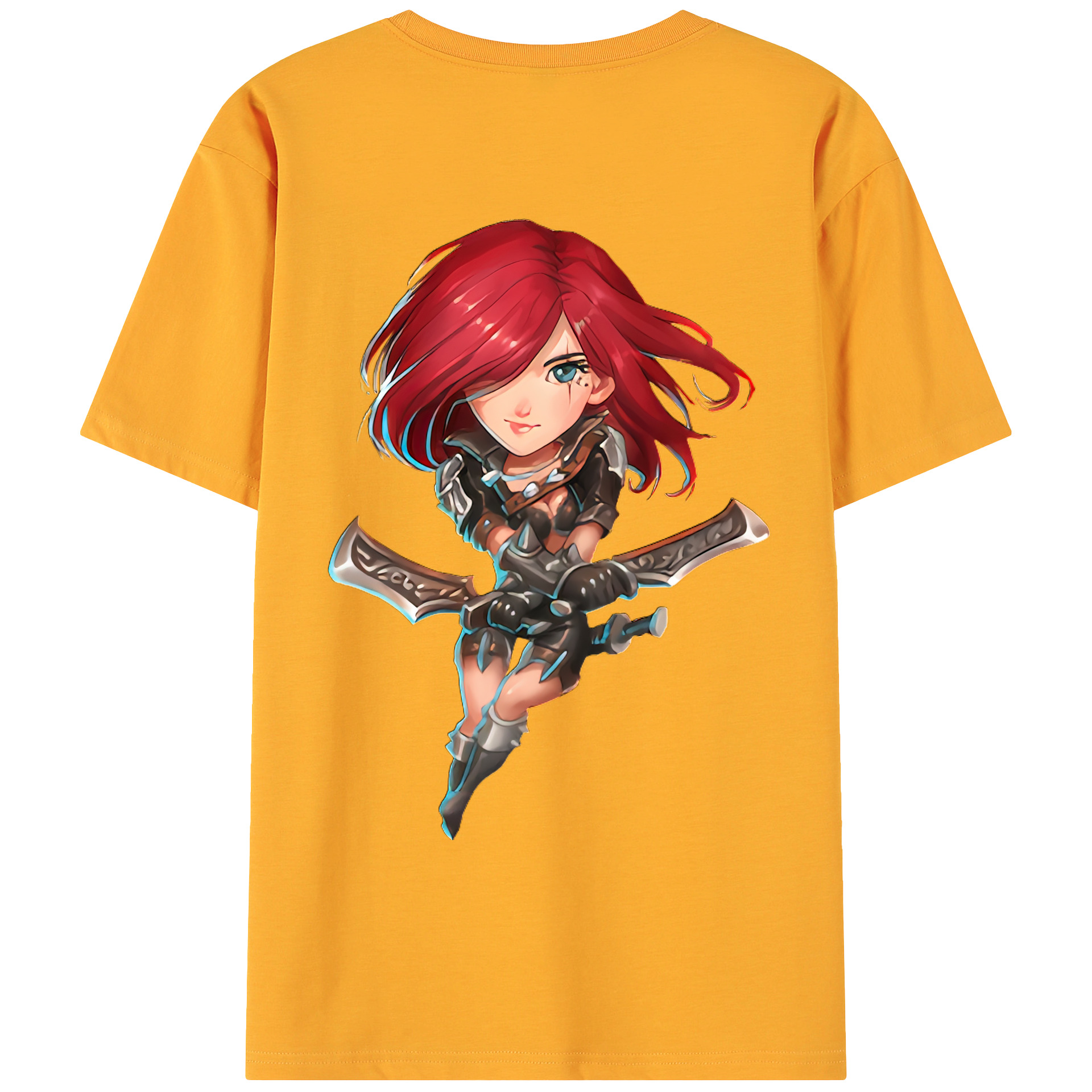 （画像用） リーグ・オブ・レジェンド League of Legends LOL 綿100％ メンズ半袖Tシャツ（バックプリント） 通気性