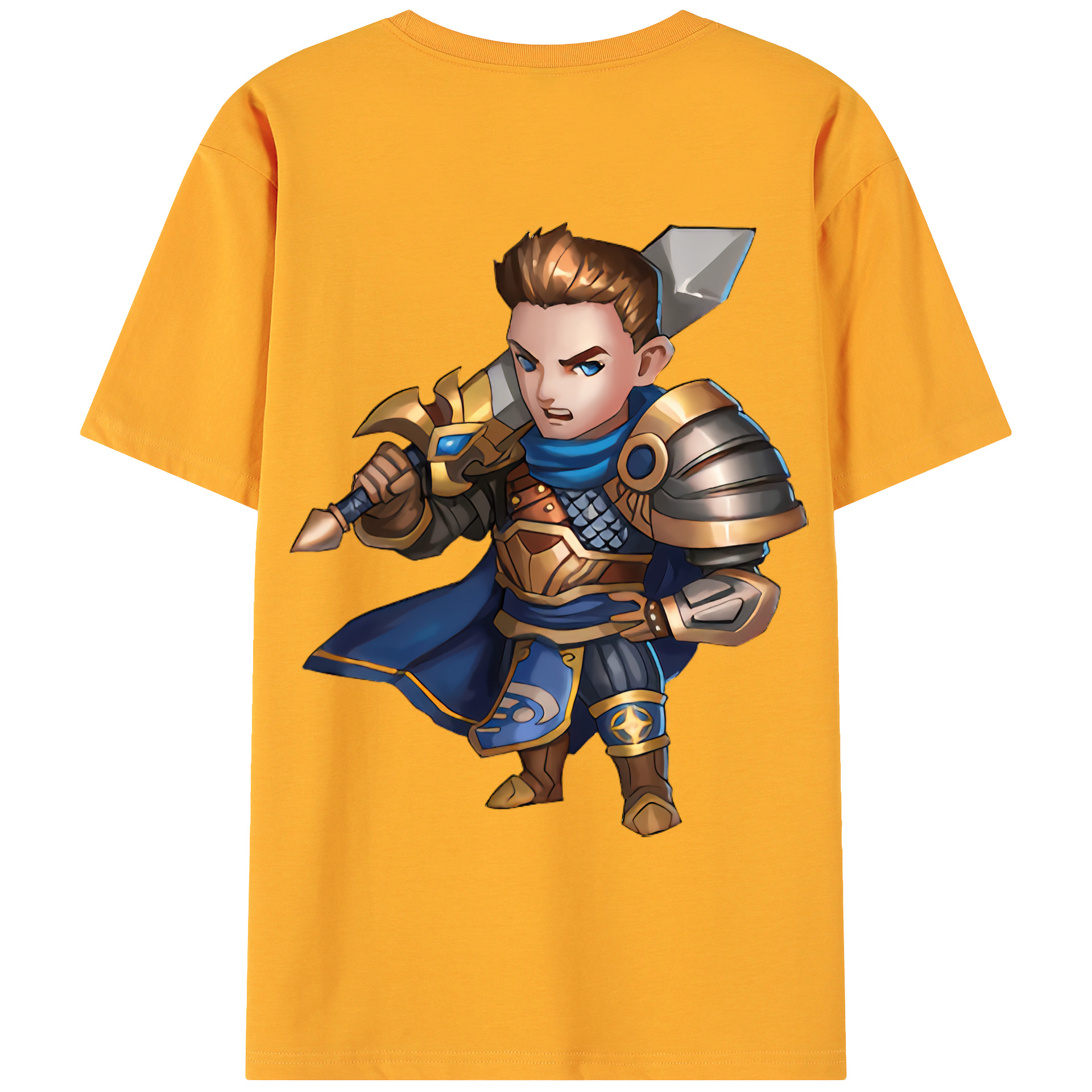 （画像用） リーグ・オブ・レジェンド League of Legends LOL 綿100％ メンズ半袖Tシャツ（バックプリント） 通気性