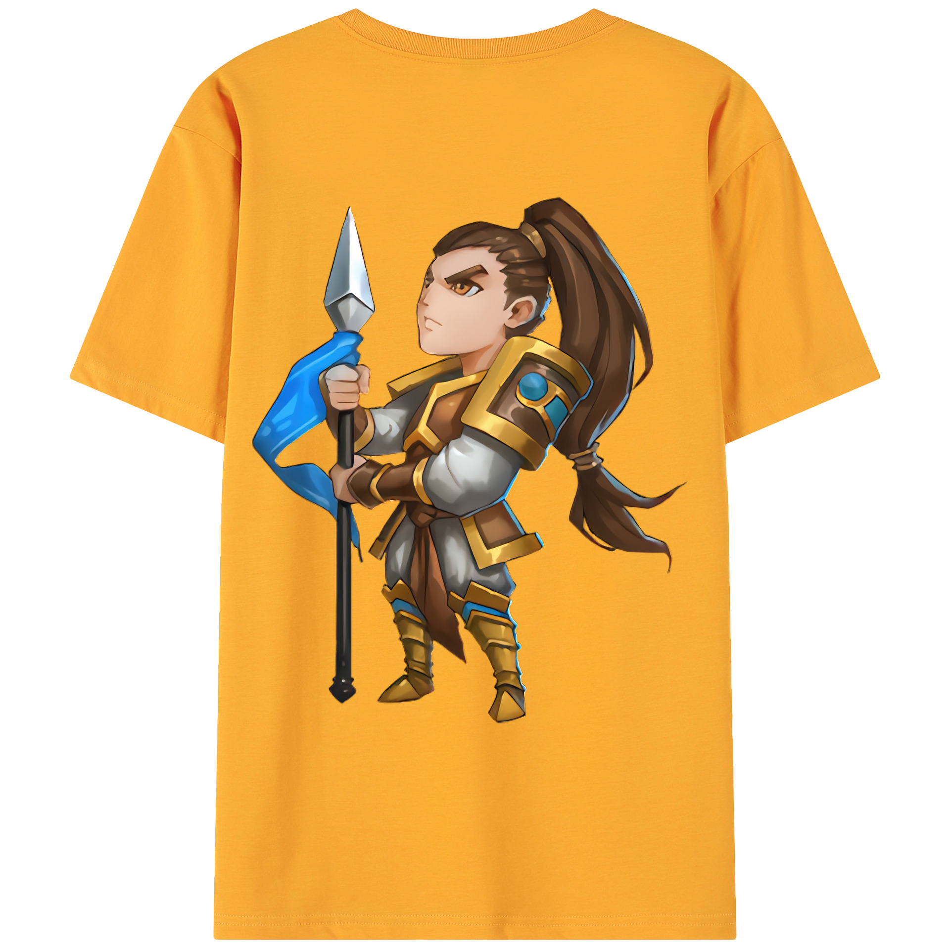 （画像用） リーグ・オブ・レジェンド League of Legends LOL 綿100％ メンズ半袖Tシャツ（バックプリント） 通気性