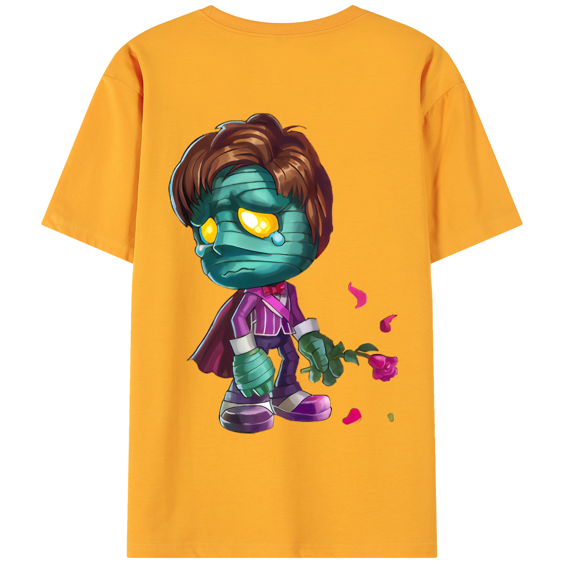 （画像用） リーグ・オブ・レジェンド League of Legends LOL 綿100％ メンズ半袖Tシャツ（バックプリント） 通気性