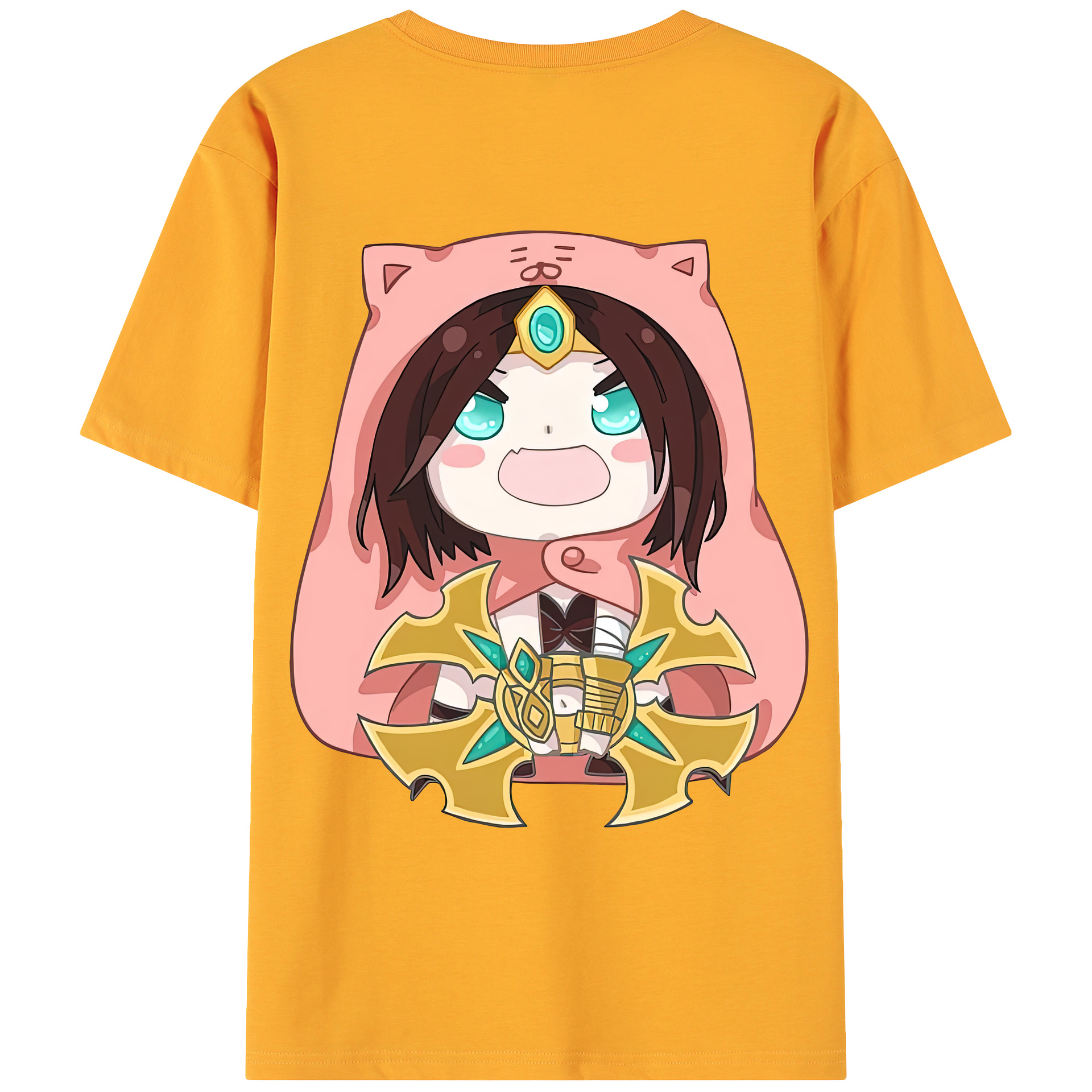 （画像用） リーグ・オブ・レジェンド League of Legends LOL 綿100％ メンズ半袖Tシャツ（バックプリント） 通気性