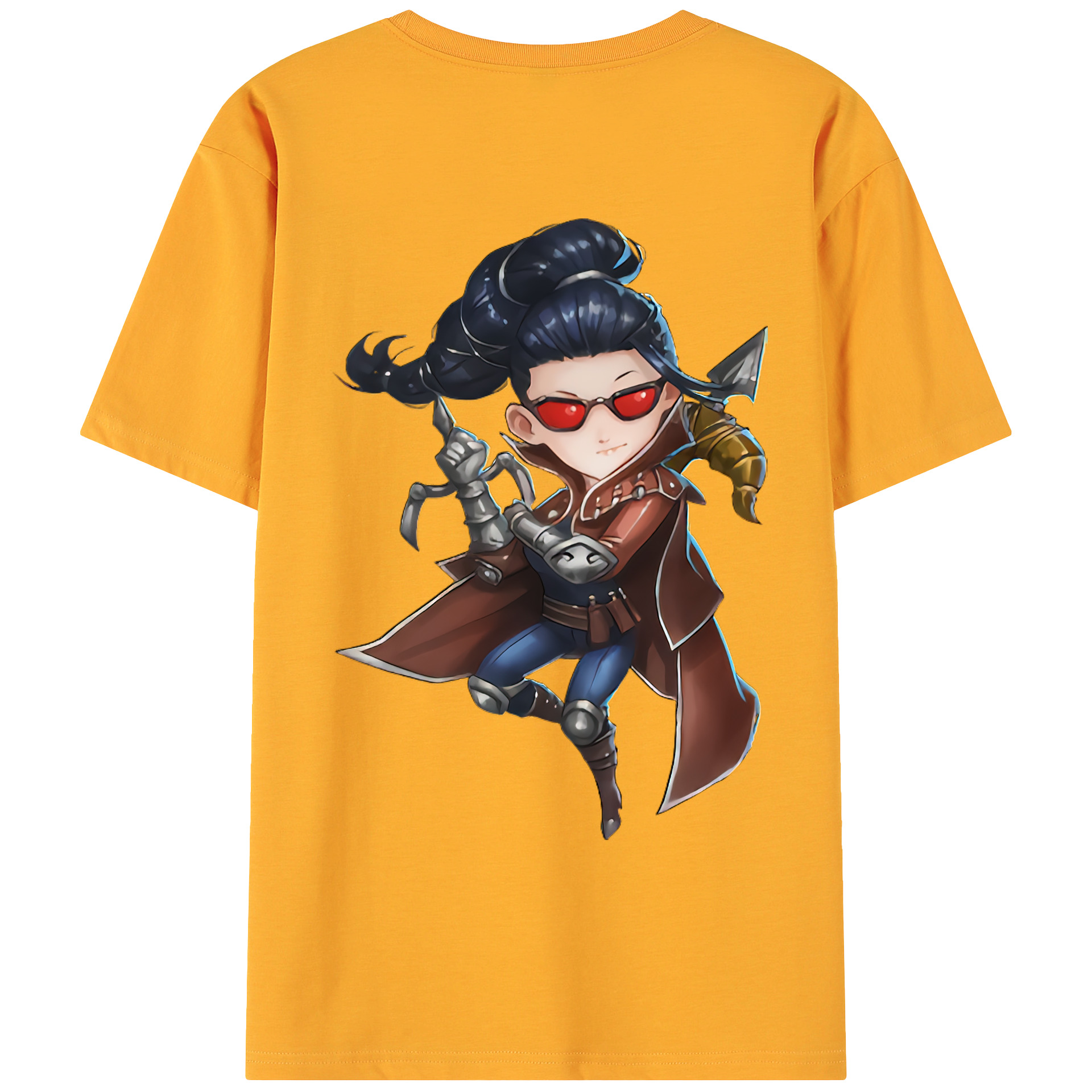 （画像用） リーグ・オブ・レジェンド League of Legends LOL 綿100％ メンズ半袖Tシャツ（バックプリント） 通気性