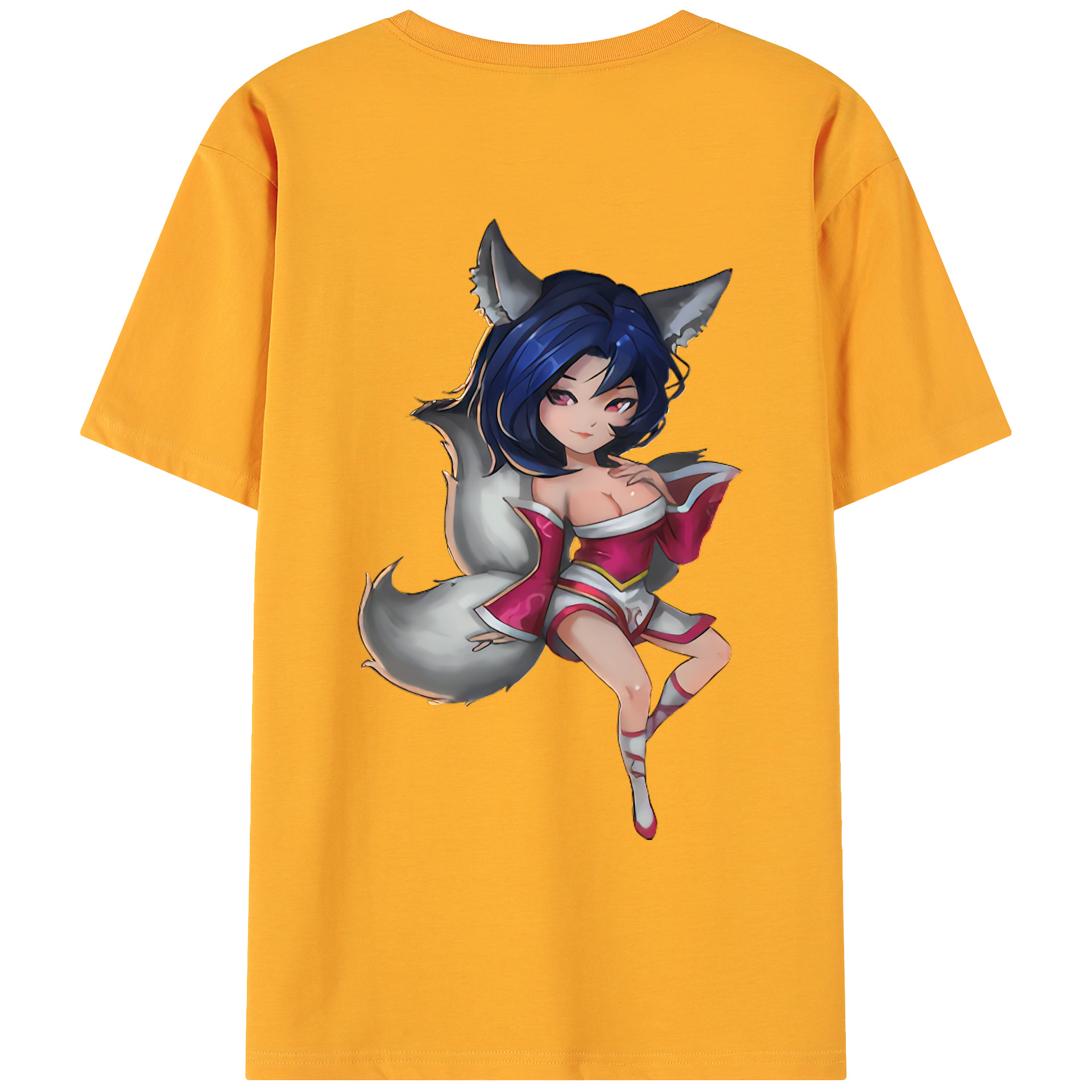 （画像用） リーグ・オブ・レジェンド League of Legends LOL 綿100％ メンズ半袖Tシャツ（バックプリント） 通気性