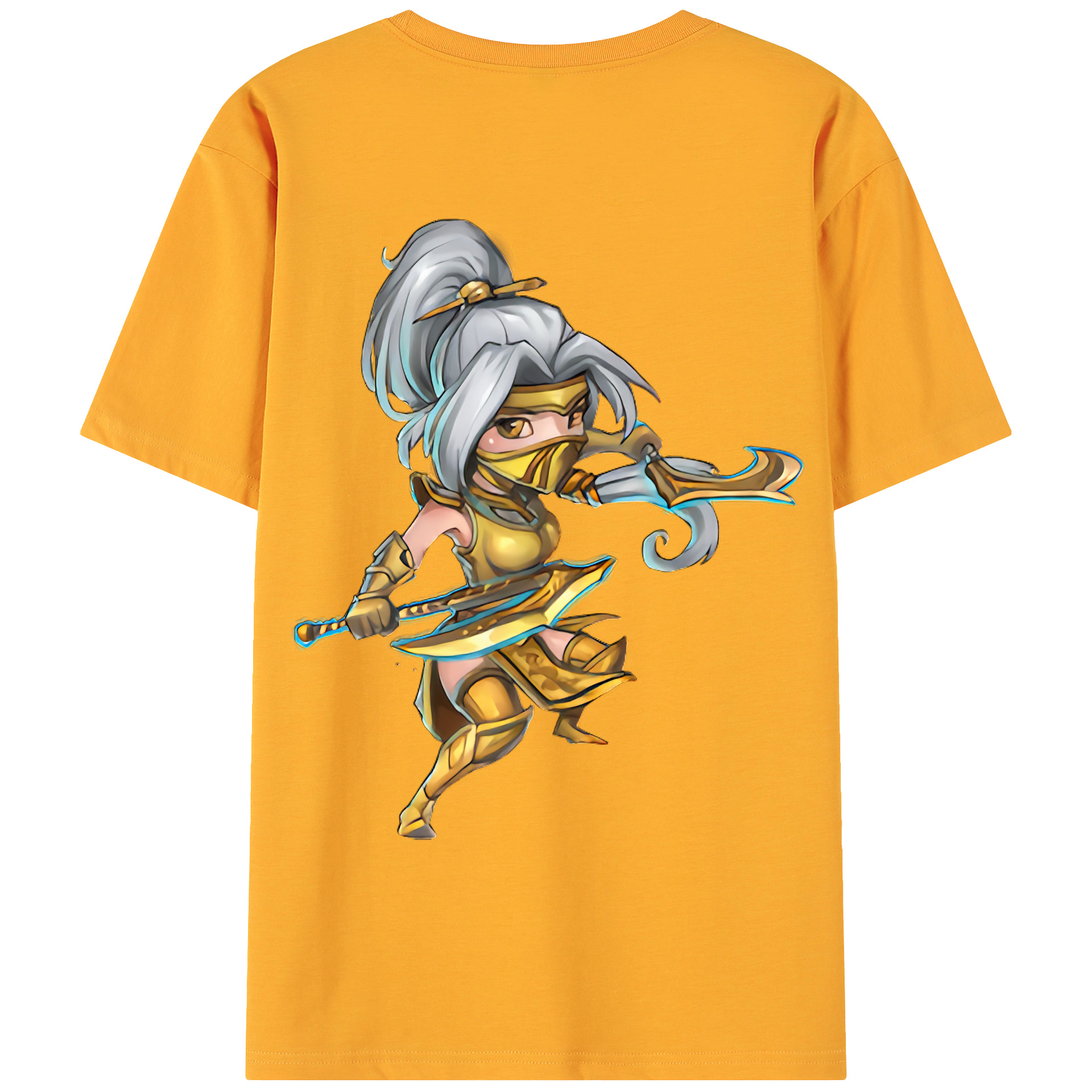 （画像用） リーグ・オブ・レジェンド League of Legends LOL 綿100％ メンズ半袖Tシャツ（バックプリント） 通気性