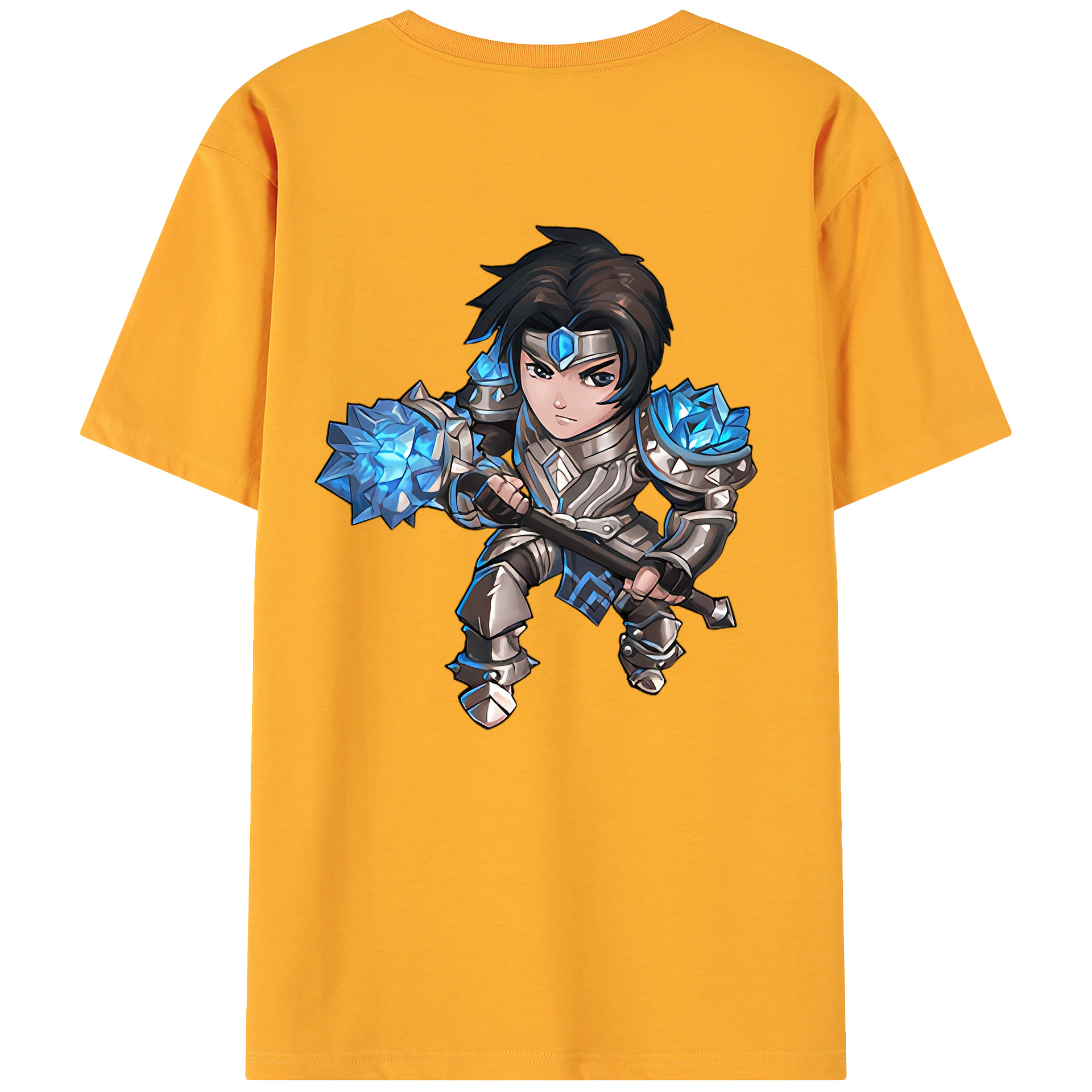 （画像用） リーグ・オブ・レジェンド League of Legends LOL 綿100％ メンズ半袖Tシャツ（バックプリント） 通気性