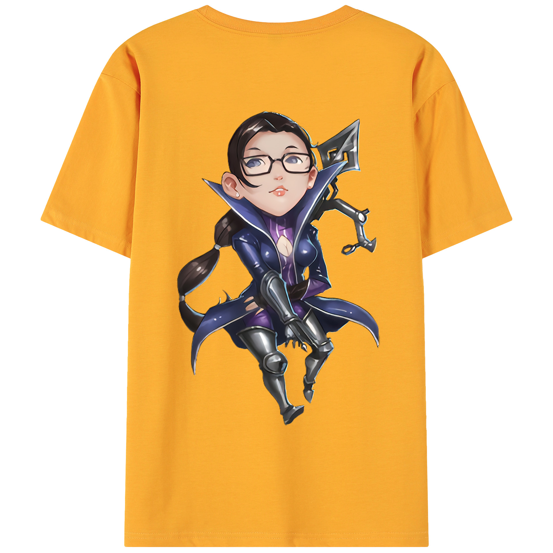 （画像用） リーグ・オブ・レジェンド League of Legends LOL 綿100％ メンズ半袖Tシャツ（バックプリント） 通気性