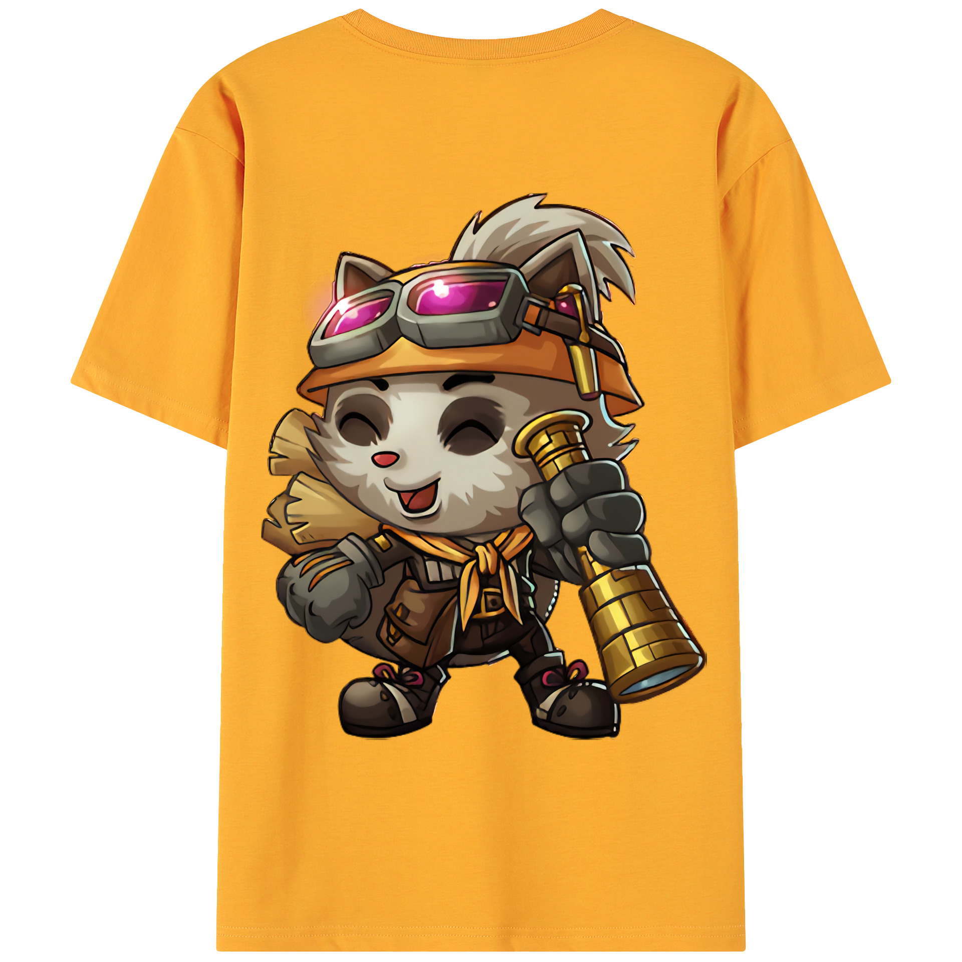 （画像用） リーグ・オブ・レジェンド League of Legends LOL 綿100％ メンズ半袖Tシャツ（バックプリント） 通気性
