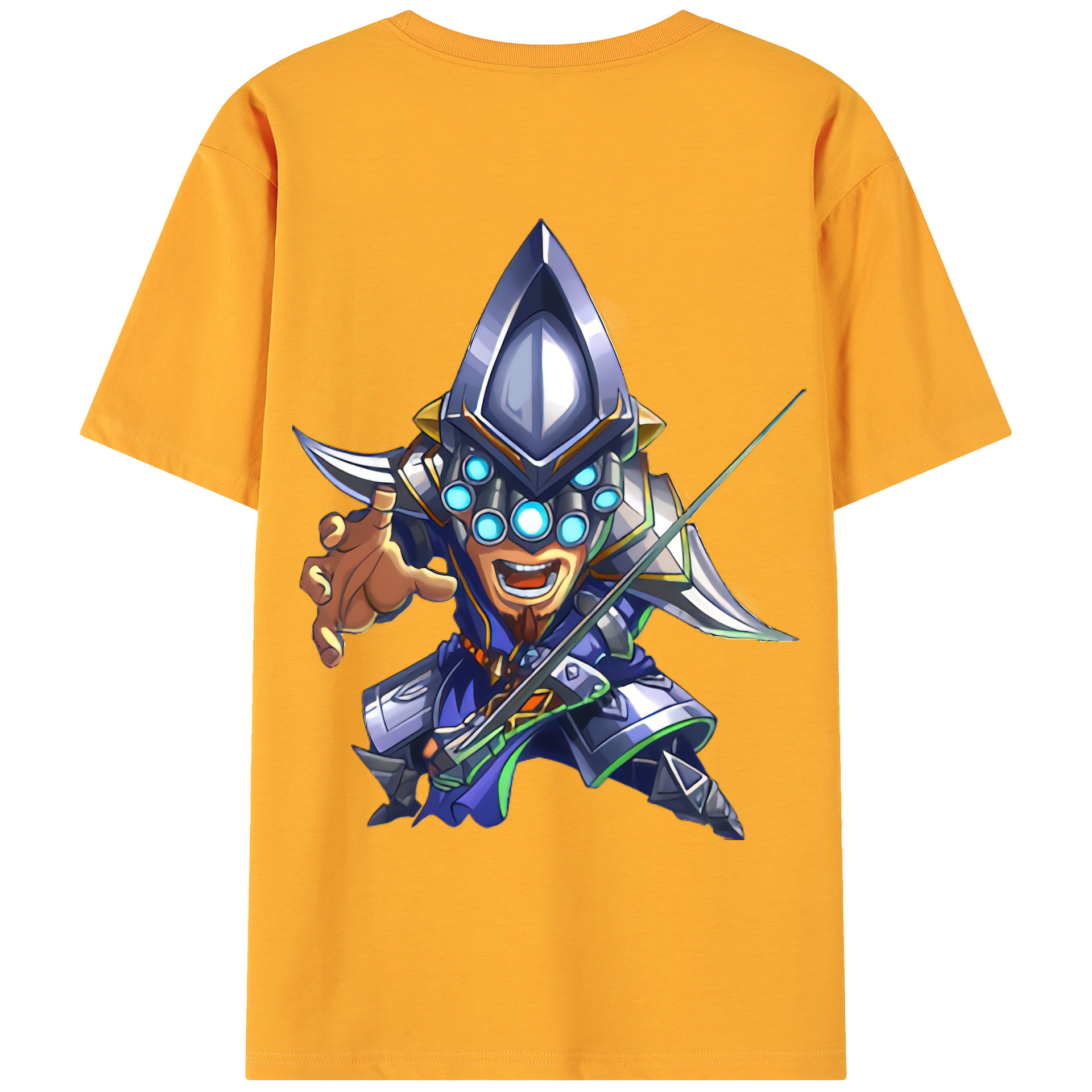 （画像用） リーグ・オブ・レジェンド League of Legends LOL 綿100％ メンズ半袖Tシャツ（バックプリント） 通気性
