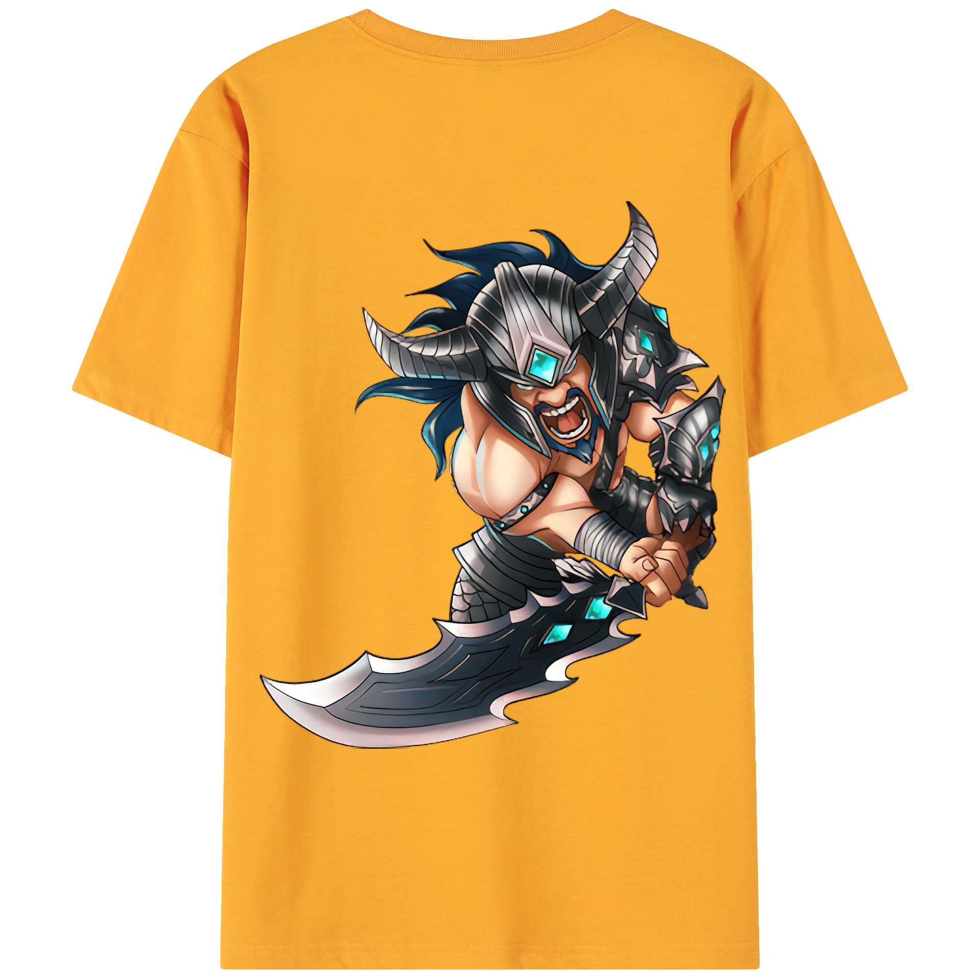 （画像用） リーグ・オブ・レジェンド League of Legends LOL 綿100％ メンズ半袖Tシャツ（バックプリント） 通気性