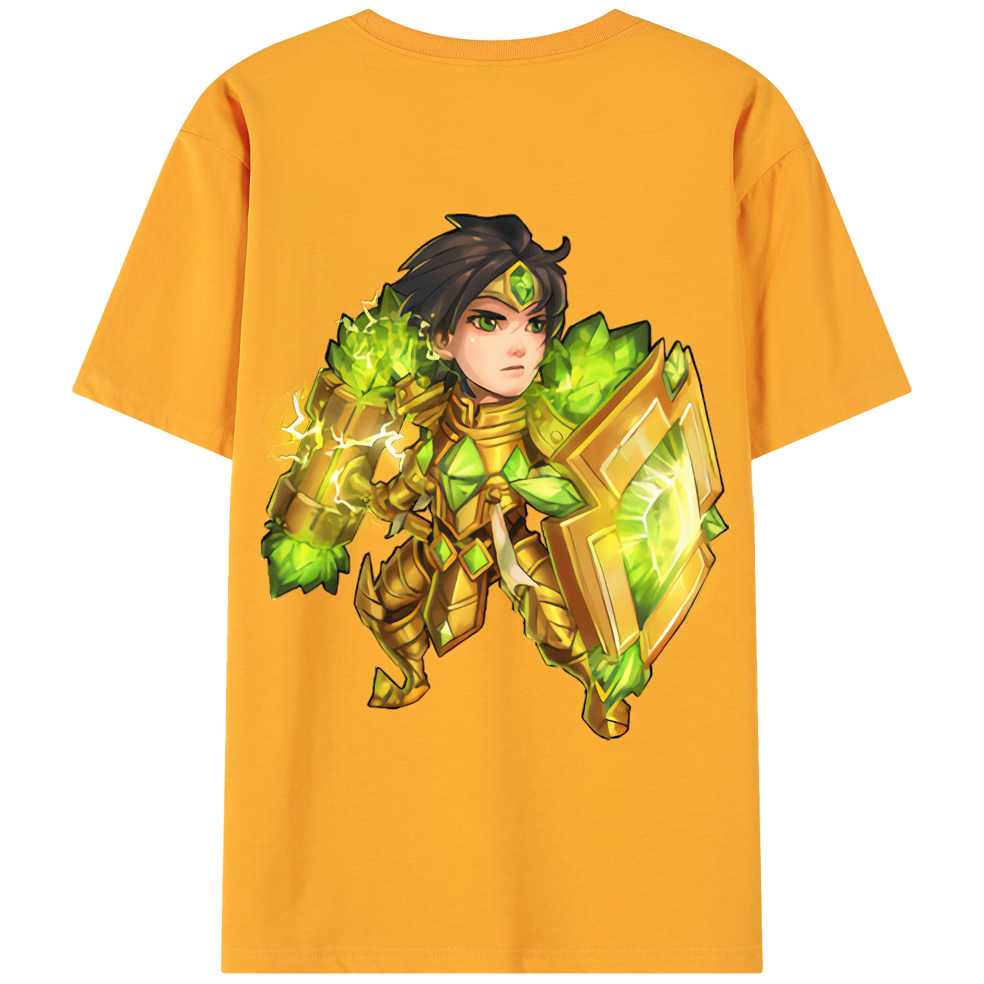 （画像用） リーグ・オブ・レジェンド League of Legends LOL 綿100％ メンズ半袖Tシャツ（バックプリント） 通気性