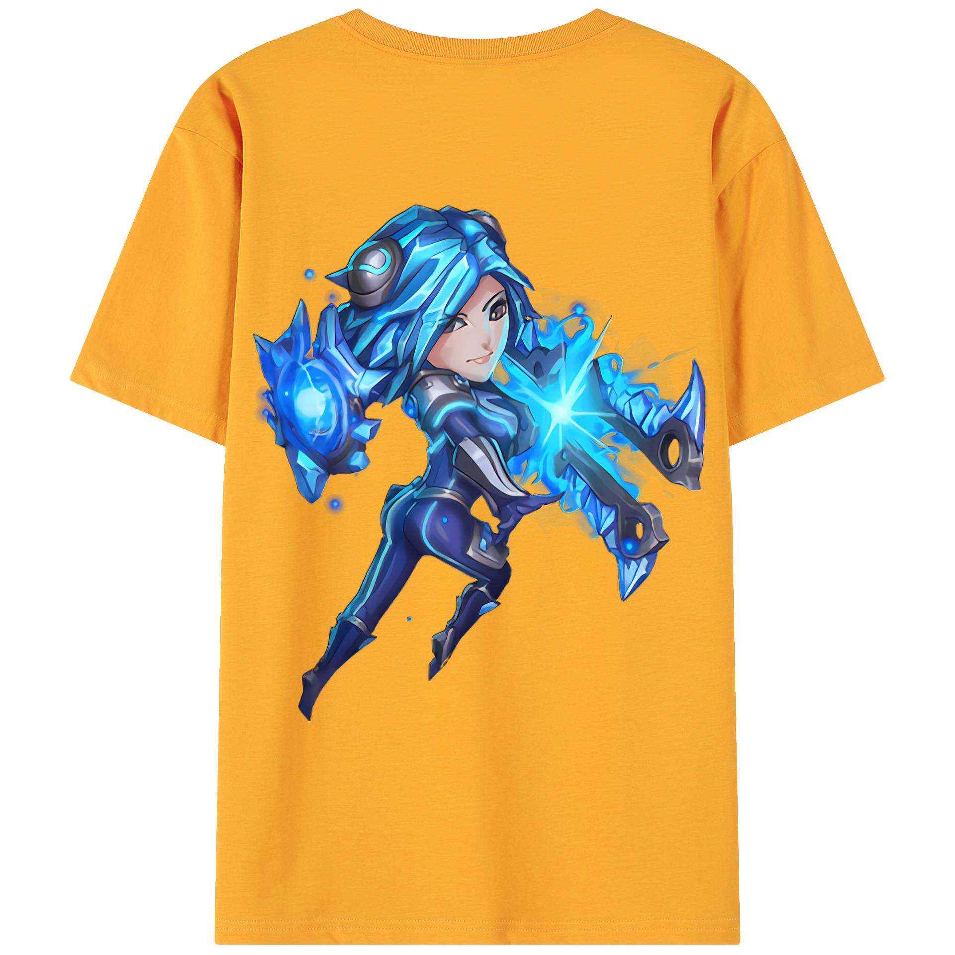（画像用） リーグ・オブ・レジェンド League of Legends LOL 綿100％ メンズ半袖Tシャツ（バックプリント） 通気性