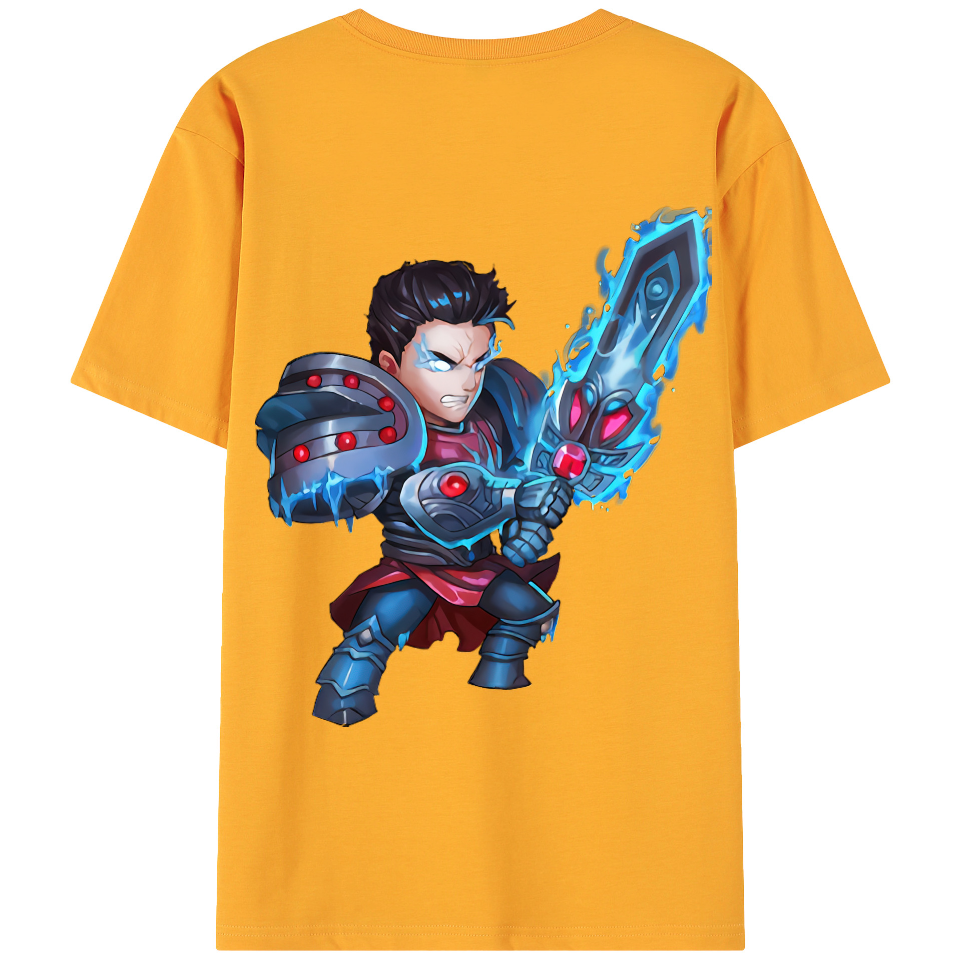 （画像用） リーグ・オブ・レジェンド League of Legends LOL 綿100％ メンズ半袖Tシャツ（バックプリント） 通気性