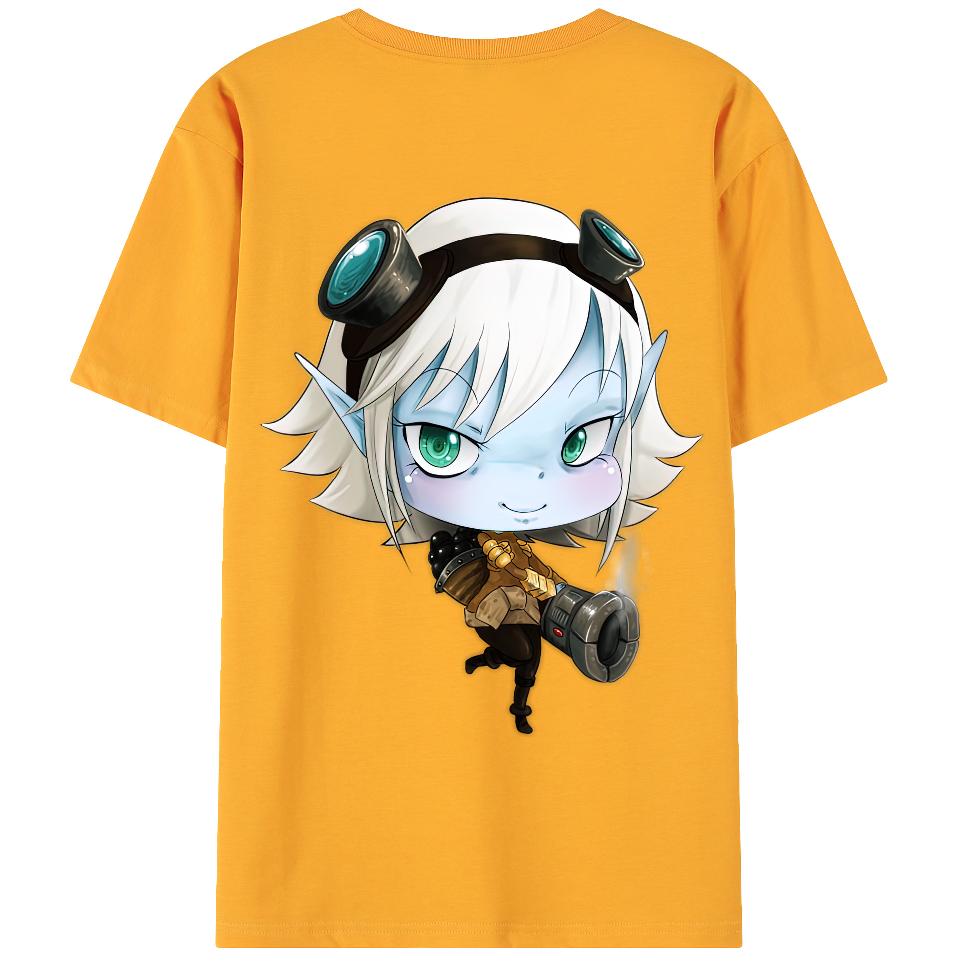 （画像用） リーグ・オブ・レジェンド League of Legends LOL 綿100％ メンズ半袖Tシャツ（バックプリント） 通気性