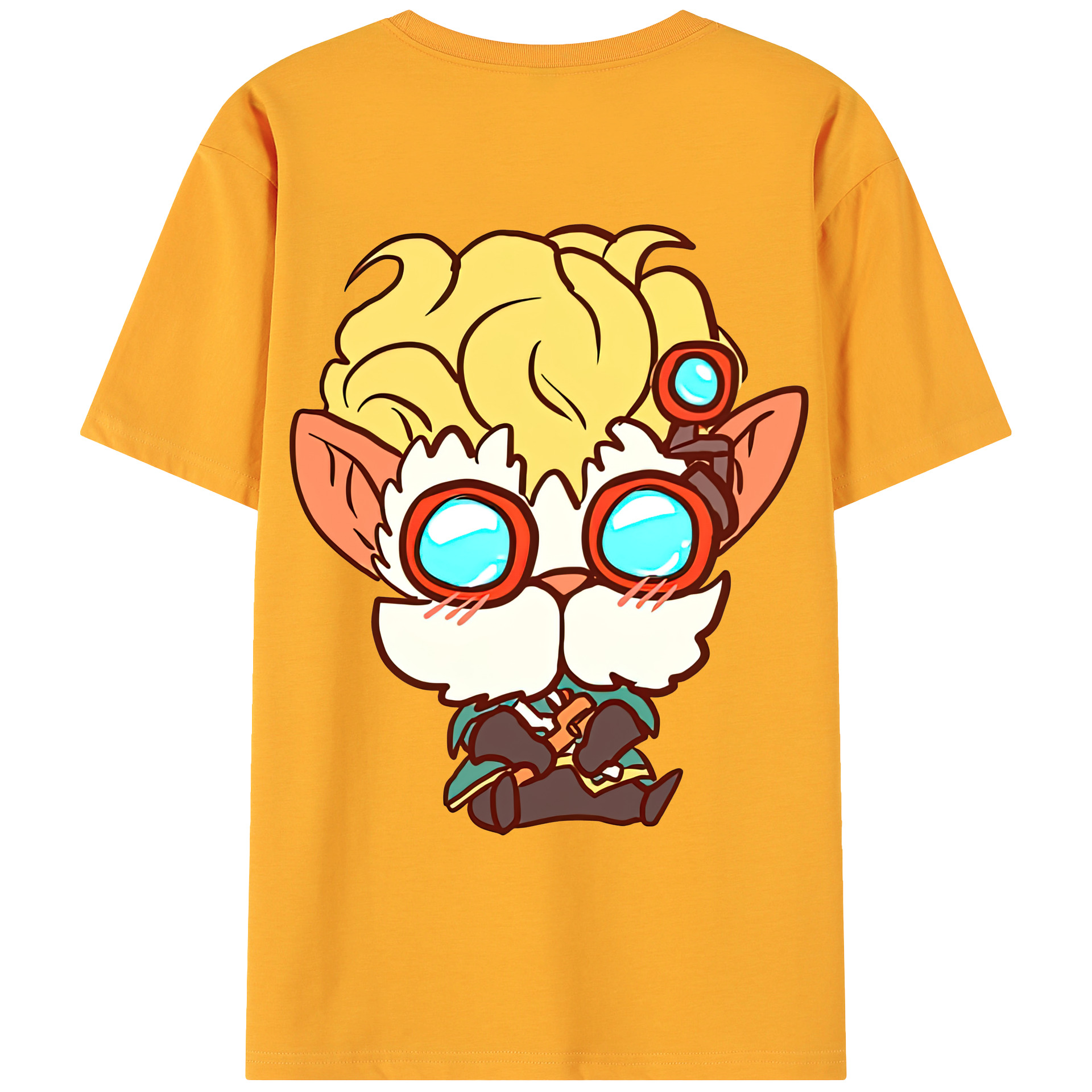 （画像用） リーグ・オブ・レジェンド League of Legends LOL 綿100％ メンズ半袖Tシャツ（バックプリント） 通気性