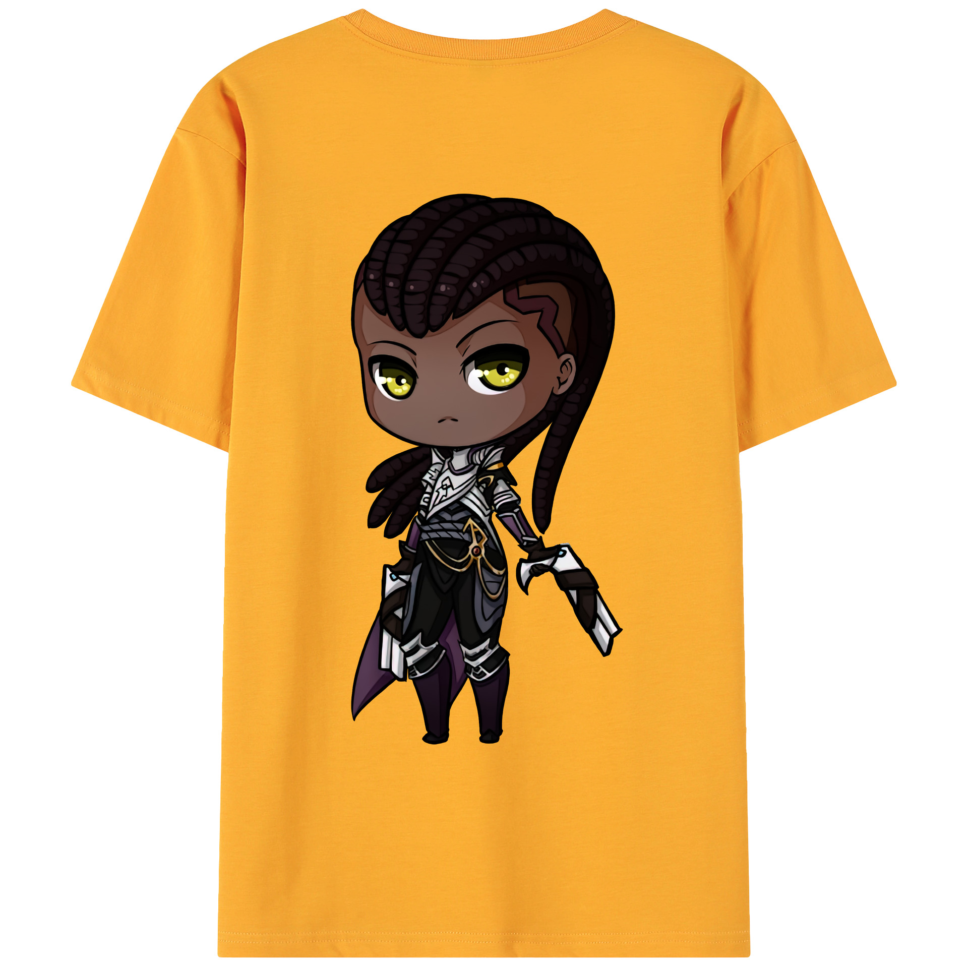 リーグ・オブ・レジェンド League of Legends LOL 綿100％ メンズ半袖Tシャツ（バックプリント） 通気性