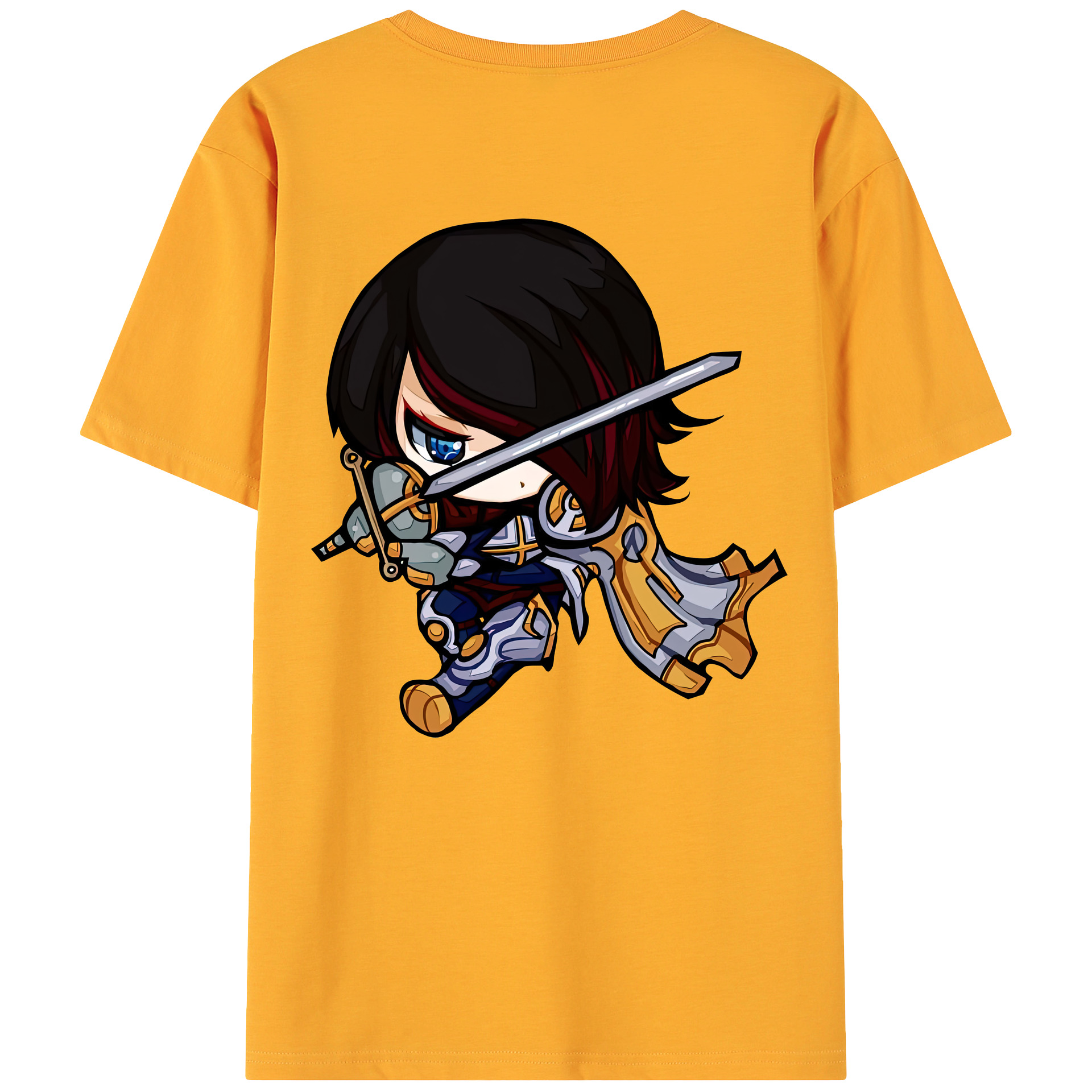 リーグ・オブ・レジェンド League of Legends LOL 綿100％ メンズ半袖Tシャツ（バックプリント） 通気性