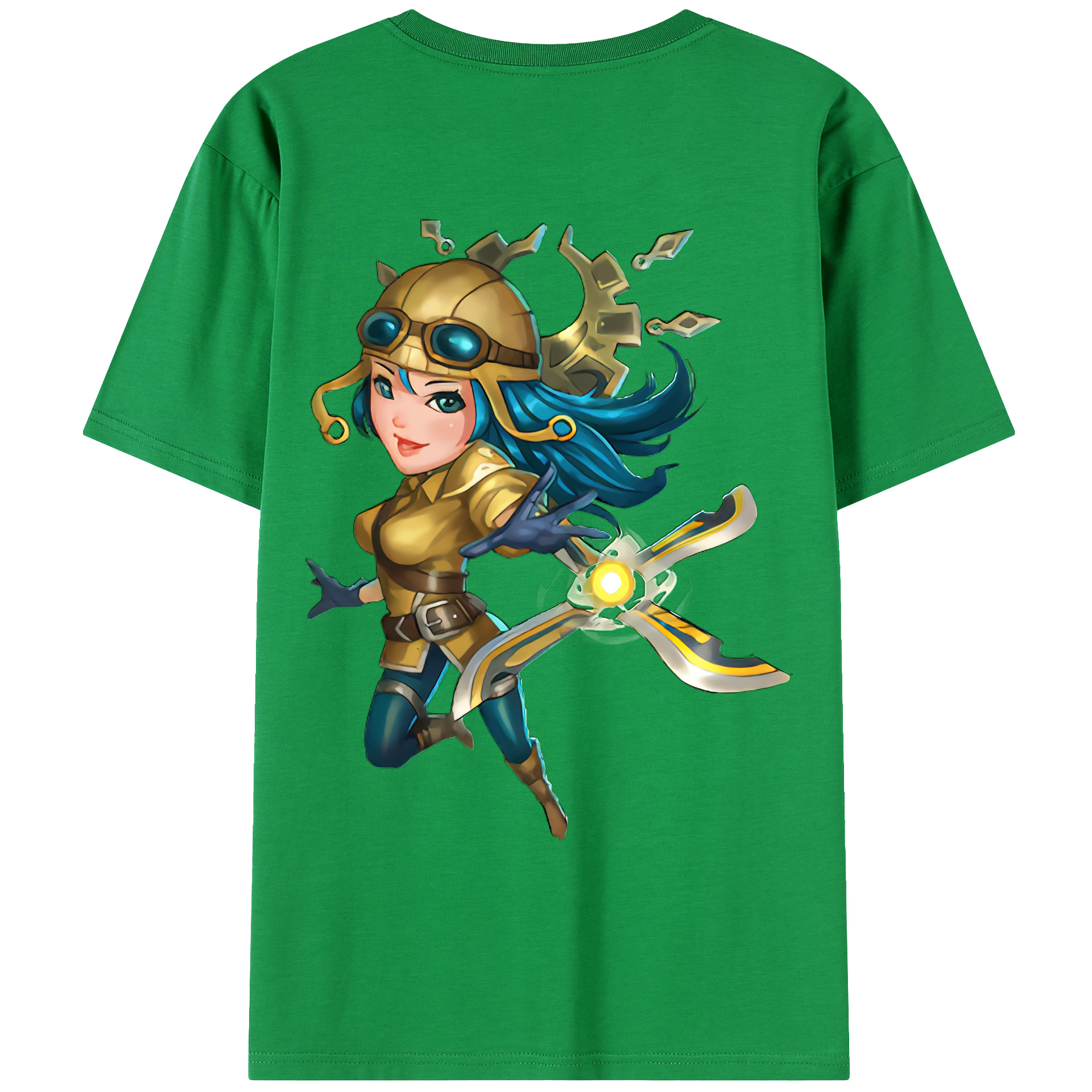 （画像用） リーグ・オブ・レジェンド League of Legends LOL 綿100％ メンズ半袖Tシャツ（バックプリント） 通気性