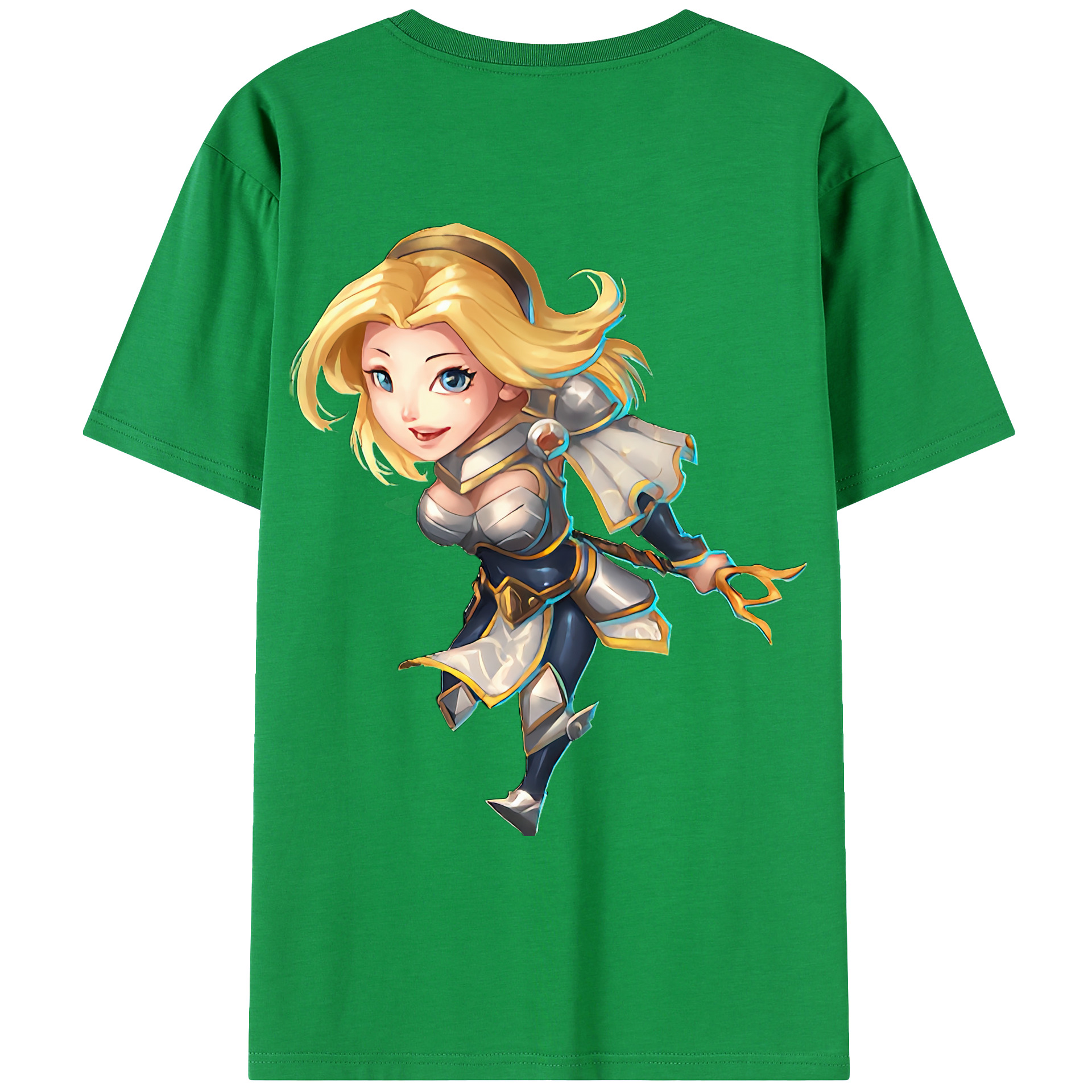 （画像用） リーグ・オブ・レジェンド League of Legends LOL 綿100％ メンズ半袖Tシャツ（バックプリント） 通気性
