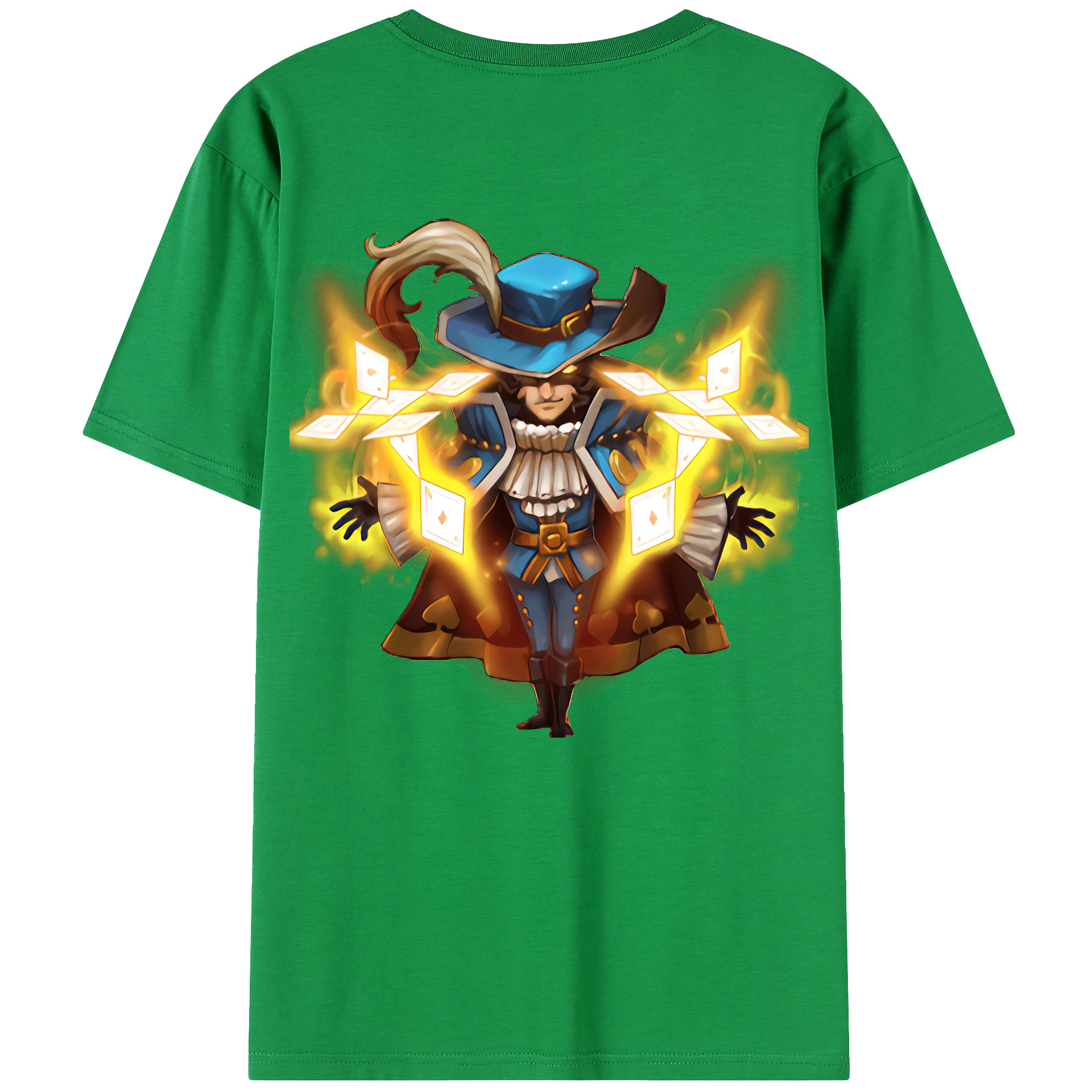 （画像用） リーグ・オブ・レジェンド League of Legends LOL 綿100％ メンズ半袖Tシャツ（バックプリント） 通気性