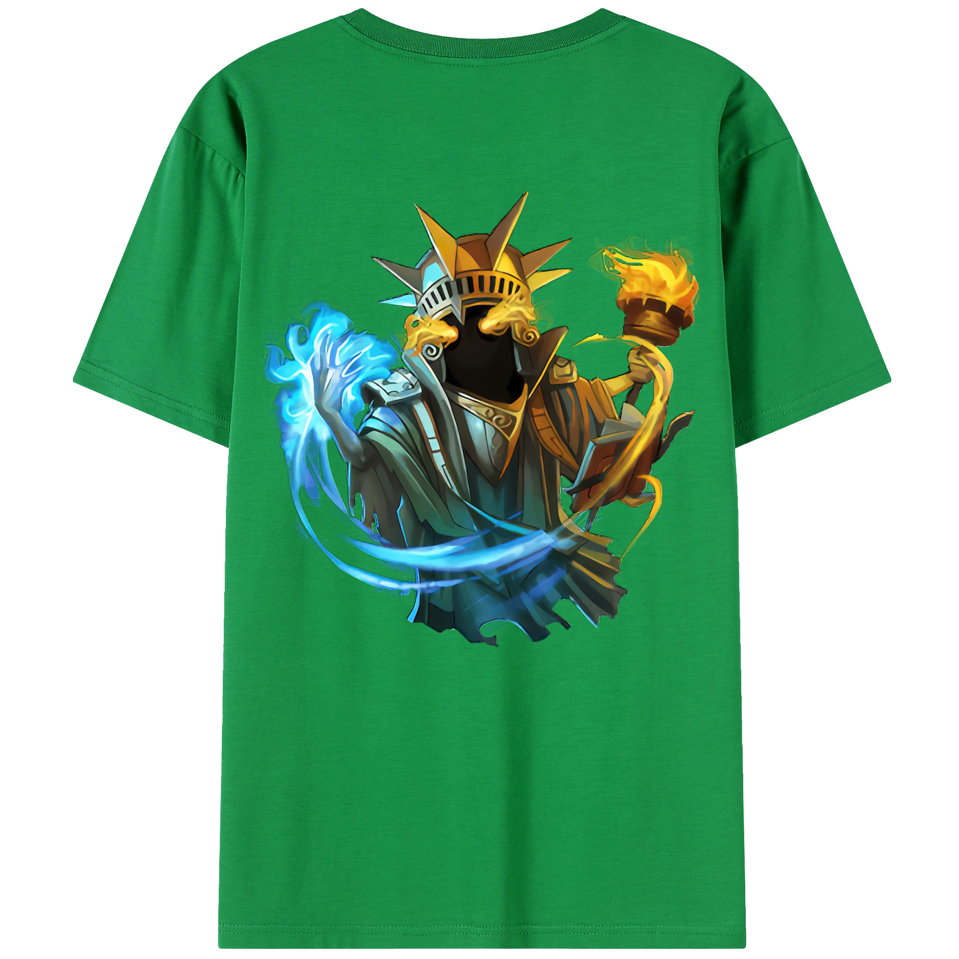 （画像用） リーグ・オブ・レジェンド League of Legends LOL 綿100％ メンズ半袖Tシャツ（バックプリント） 通気性