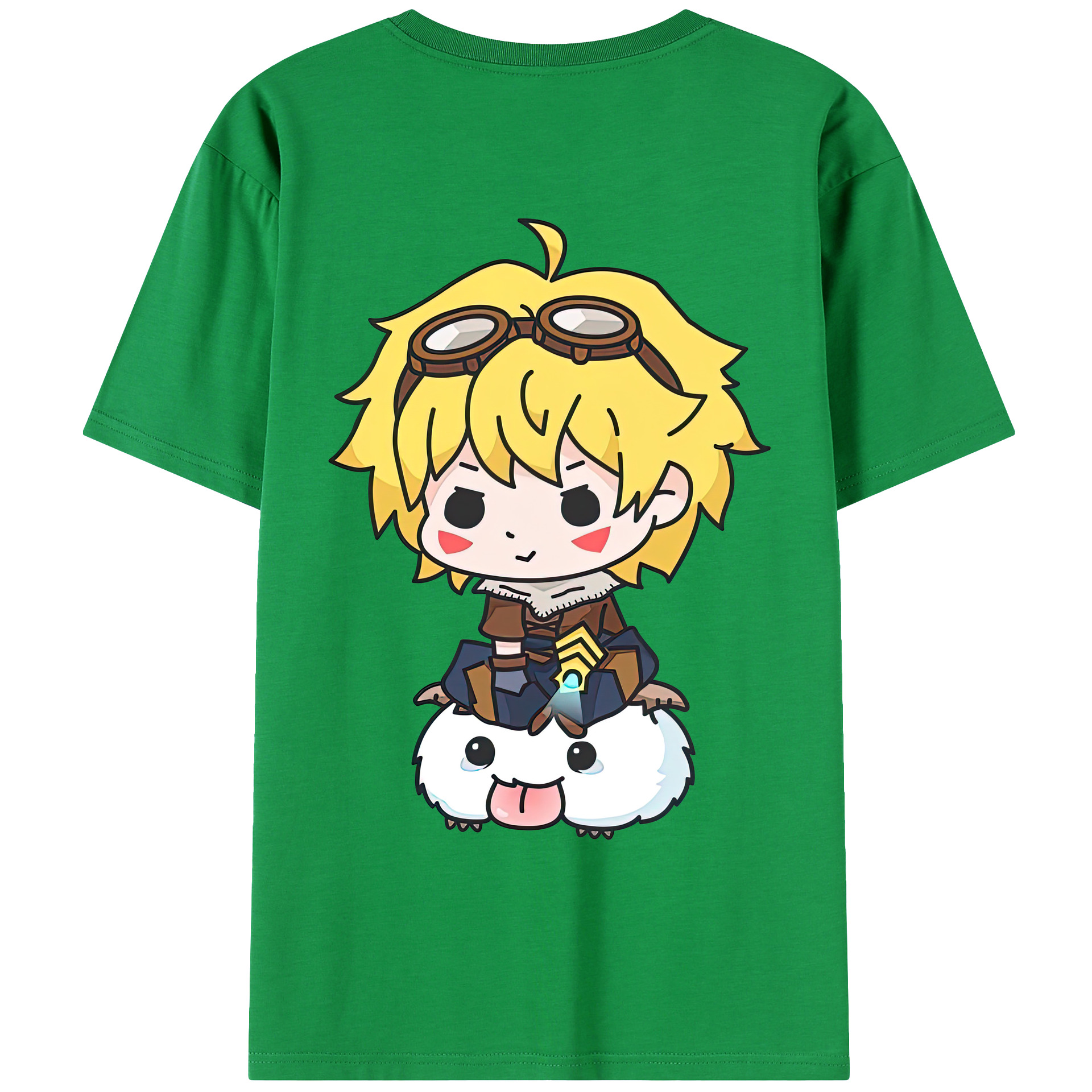 リーグ・オブ・レジェンド League of Legends LOL 綿100％ メンズ半袖Tシャツ（バックプリント） 通気性