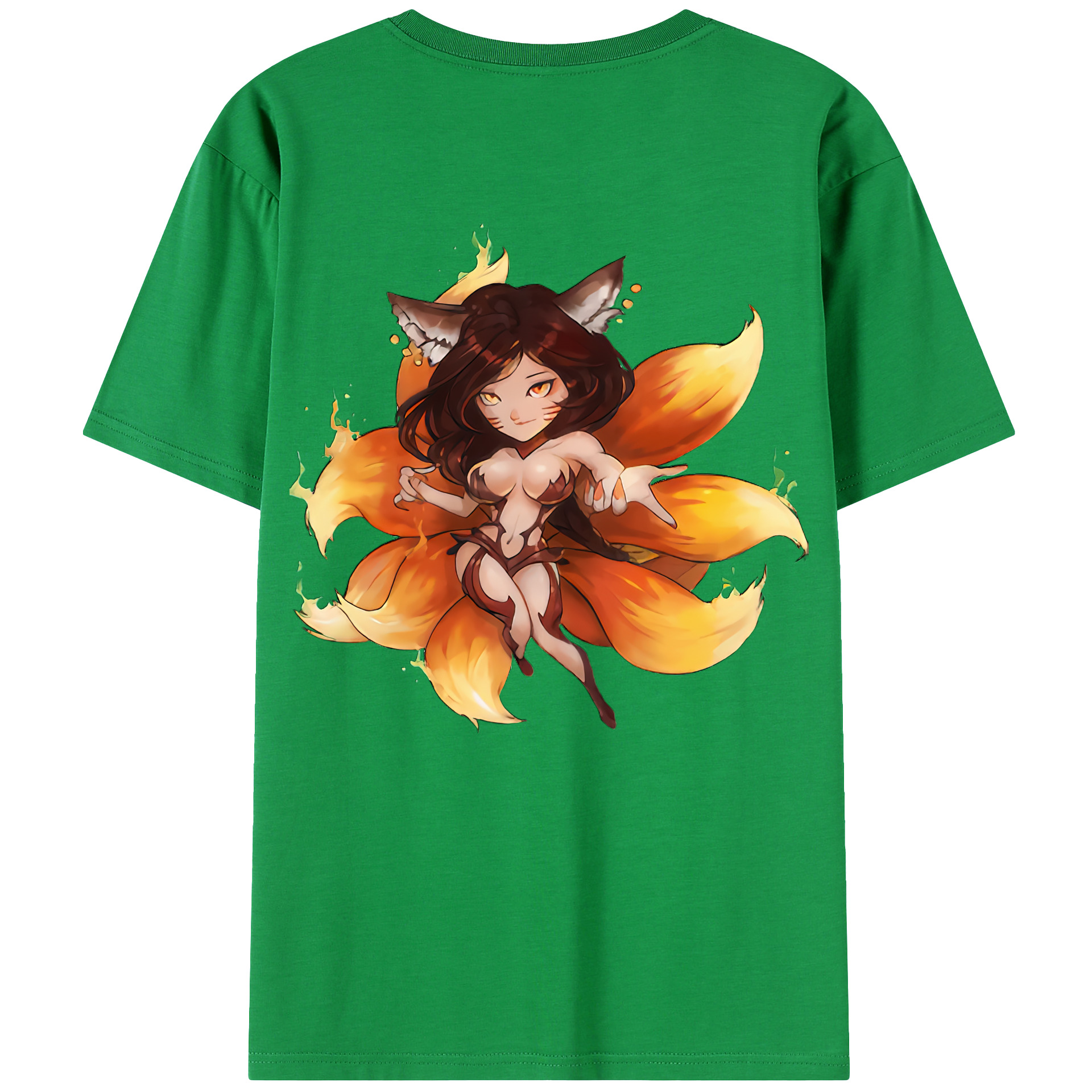 （画像用） リーグ・オブ・レジェンド League of Legends LOL 綿100％ メンズ半袖Tシャツ（バックプリント） 通気性