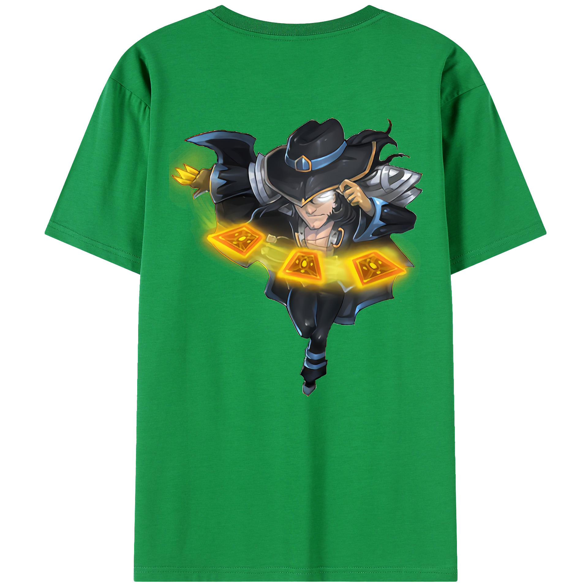 （画像用） リーグ・オブ・レジェンド League of Legends LOL 綿100％ メンズ半袖Tシャツ（バックプリント） 通気性