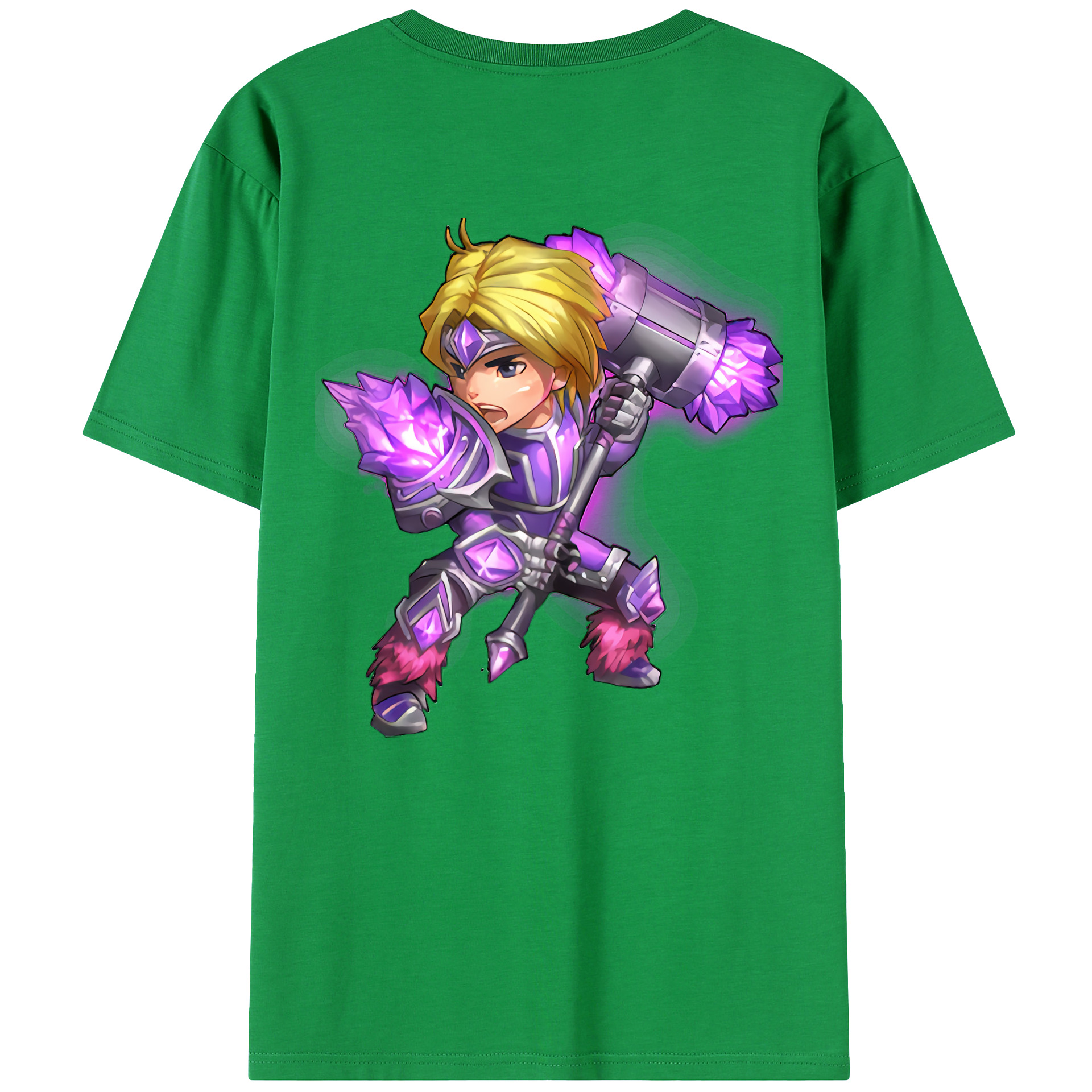（画像用） リーグ・オブ・レジェンド League of Legends LOL 綿100％ メンズ半袖Tシャツ（バックプリント） 通気性