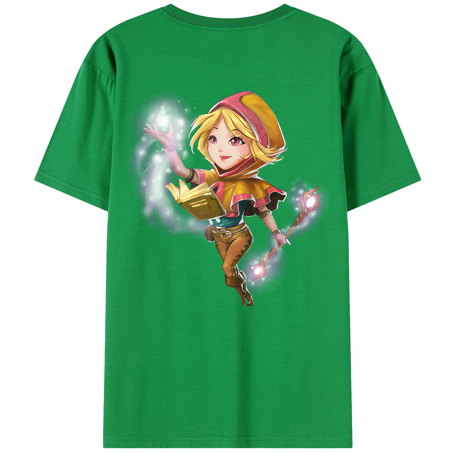 （画像用） リーグ・オブ・レジェンド League of Legends LOL 綿100％ メンズ半袖Tシャツ（バックプリント） 通気性
