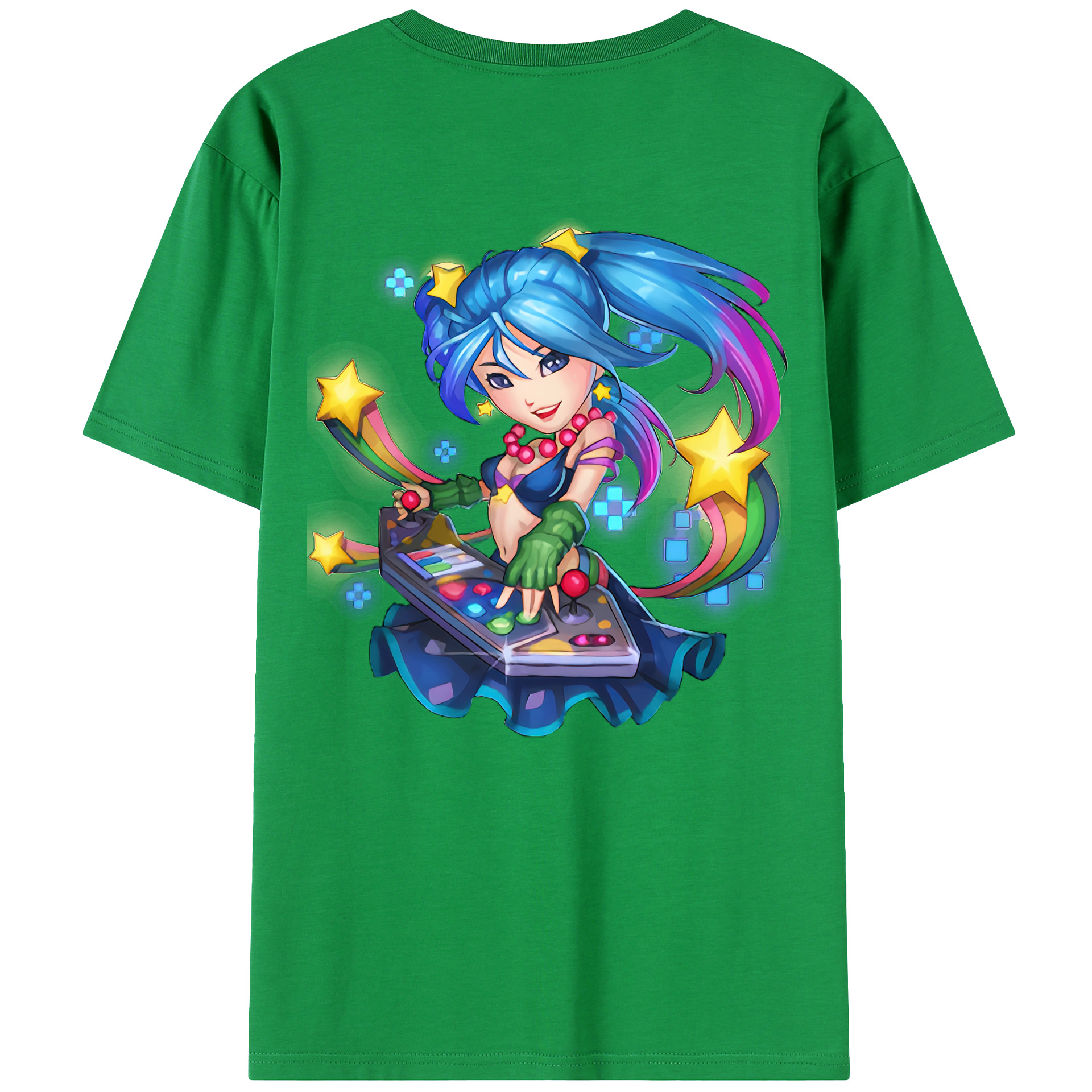 （画像用） リーグ・オブ・レジェンド League of Legends LOL 綿100％ メンズ半袖Tシャツ（バックプリント） 通気性