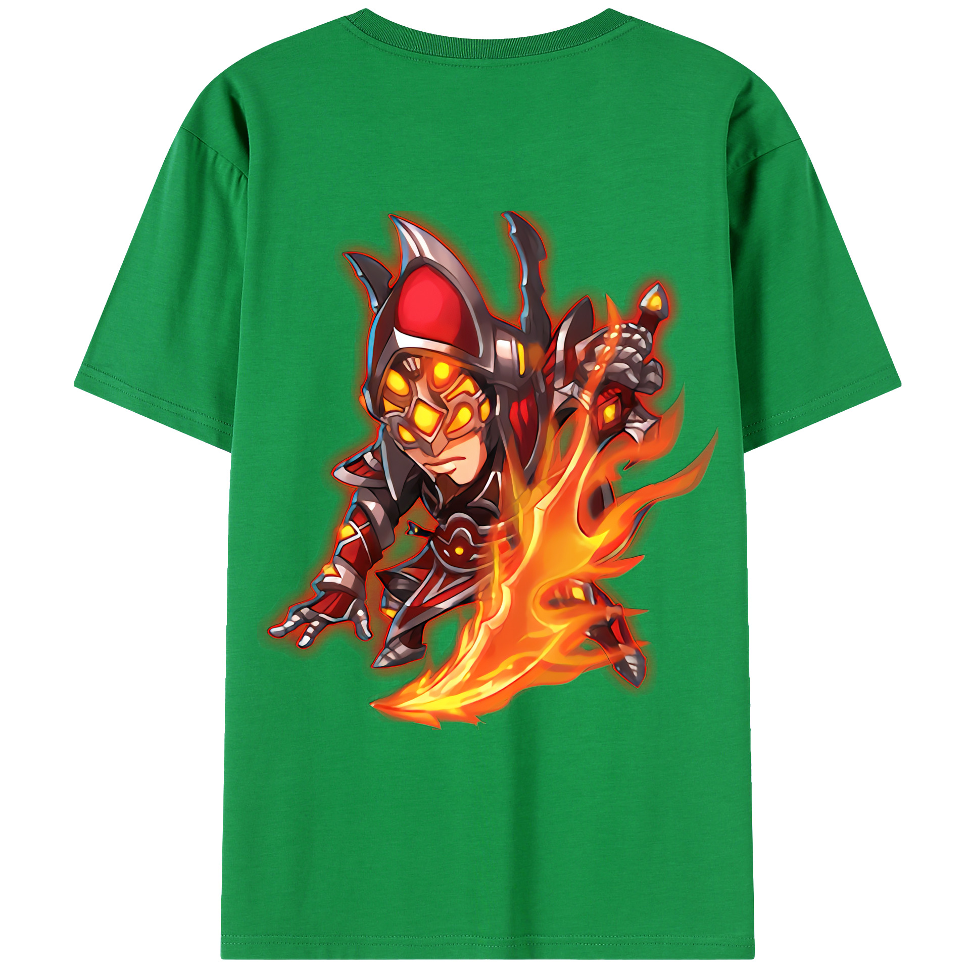 （画像用） リーグ・オブ・レジェンド League of Legends LOL 綿100％ メンズ半袖Tシャツ（バックプリント） 通気性