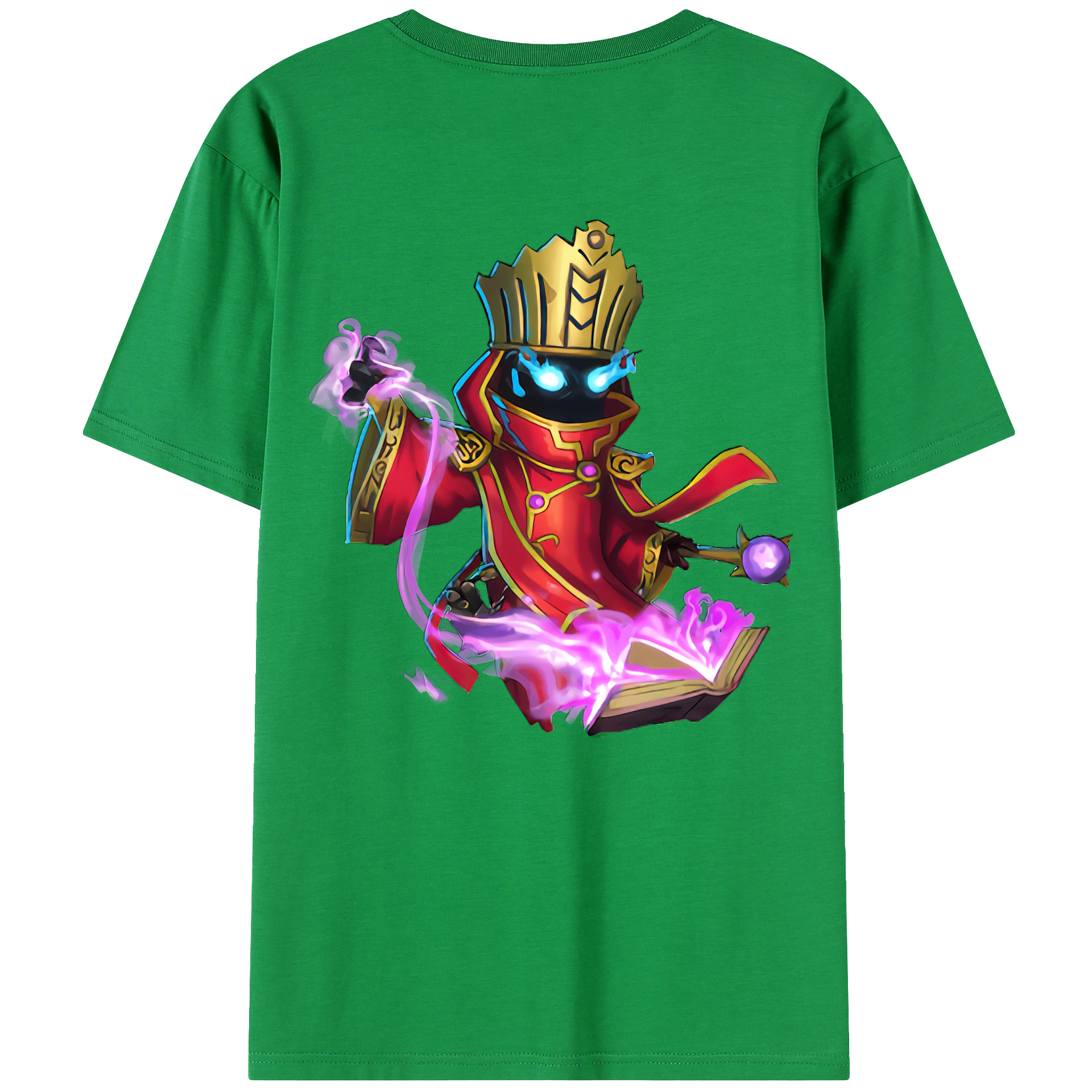 （画像用） リーグ・オブ・レジェンド League of Legends LOL 綿100％ メンズ半袖Tシャツ（バックプリント） 通気性