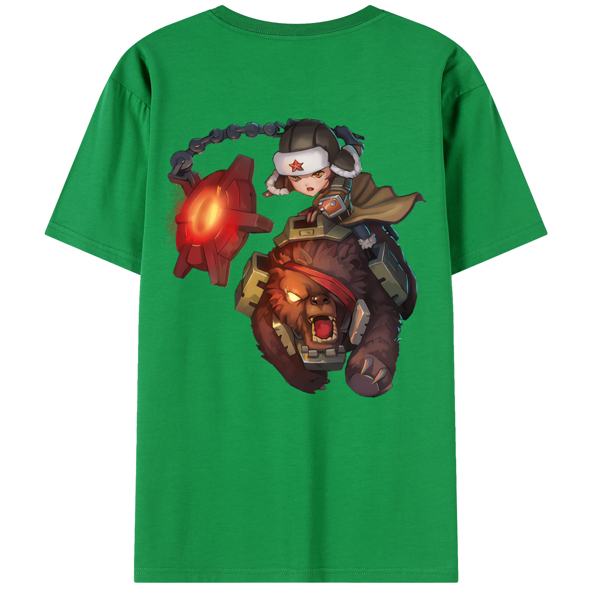 （画像用） リーグ・オブ・レジェンド League of Legends LOL 綿100％ メンズ半袖Tシャツ（バックプリント） 通気性