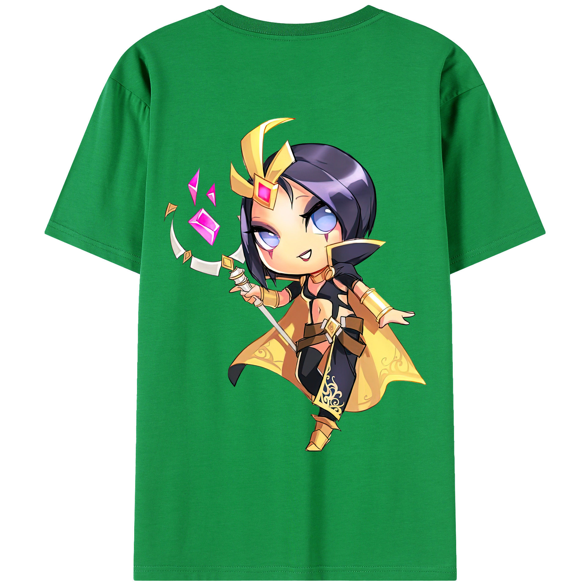 （画像用） リーグ・オブ・レジェンド League of Legends LOL 綿100％ メンズ半袖Tシャツ（バックプリント） 通気性