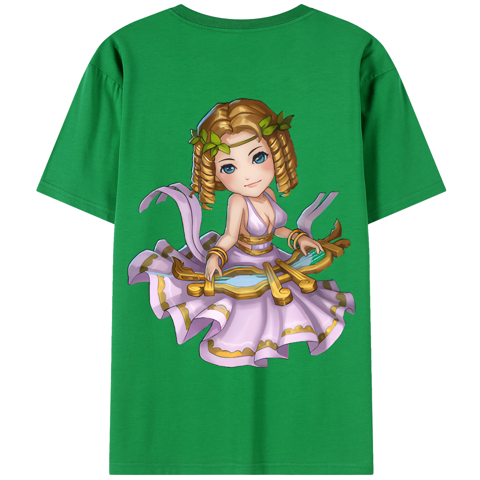 （画像用） リーグ・オブ・レジェンド League of Legends LOL 綿100％ メンズ半袖Tシャツ（バックプリント） 通気性