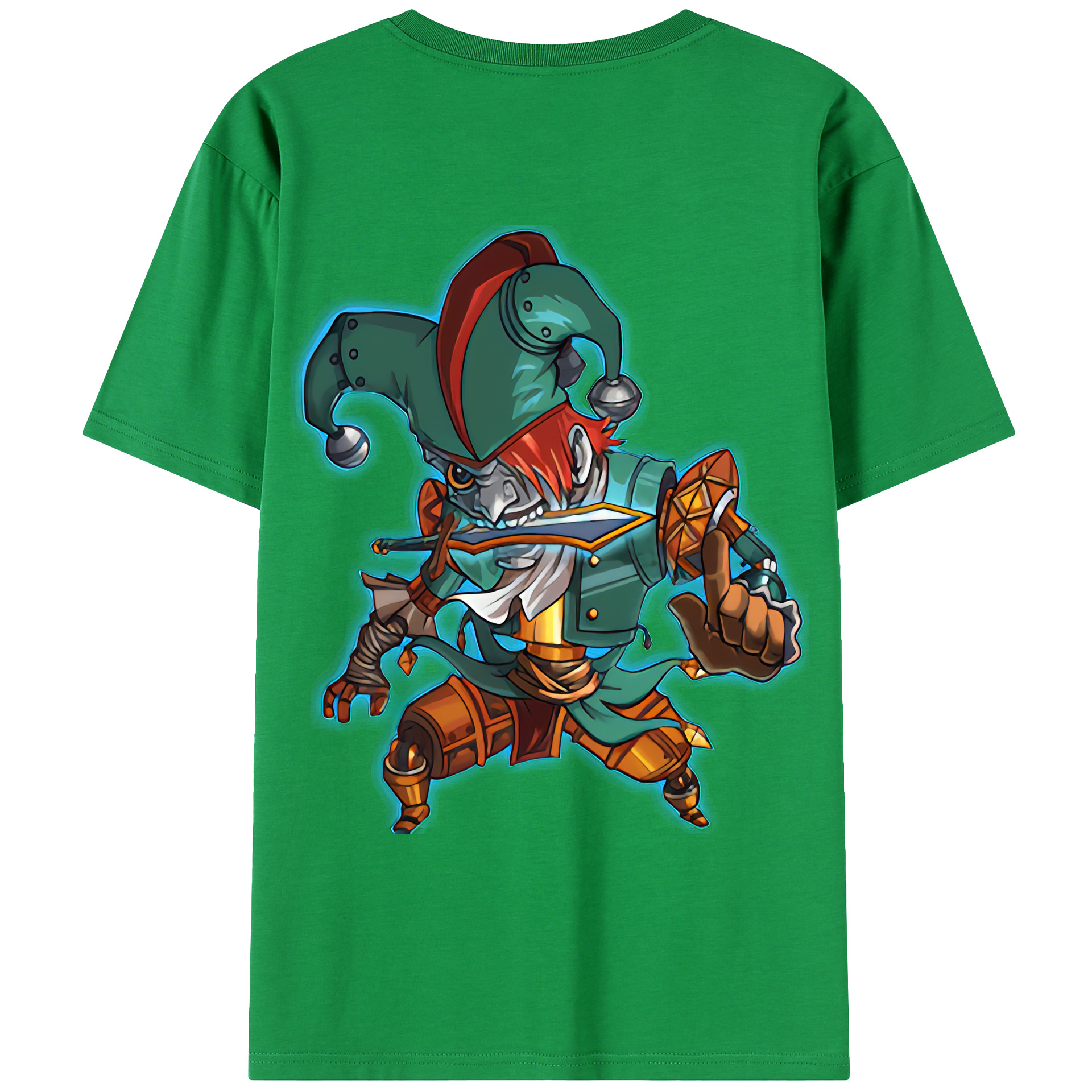 （画像用） リーグ・オブ・レジェンド League of Legends LOL 綿100％ メンズ半袖Tシャツ（バックプリント） 通気性