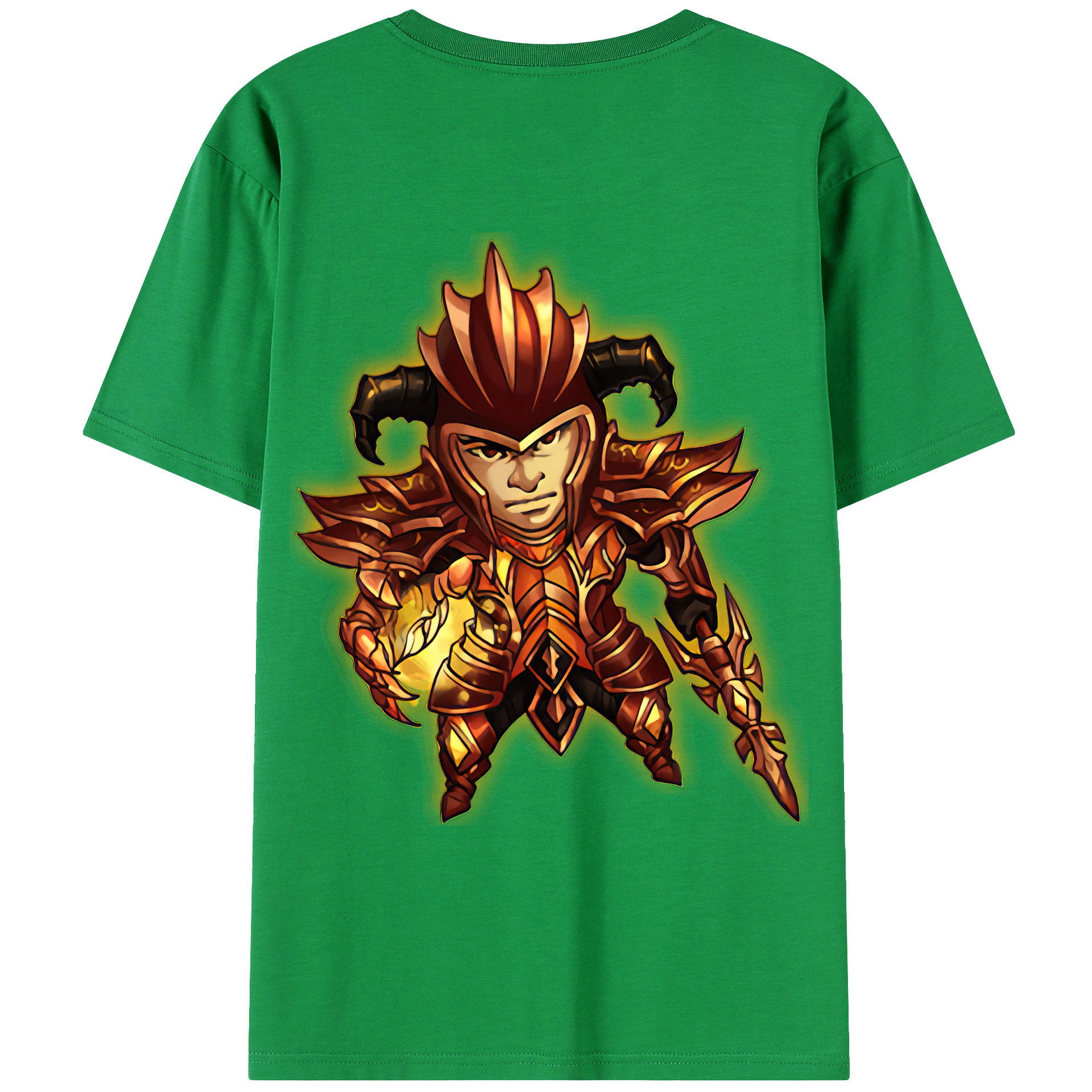 （画像用） リーグ・オブ・レジェンド League of Legends LOL 綿100％ メンズ半袖Tシャツ（バックプリント） 通気性