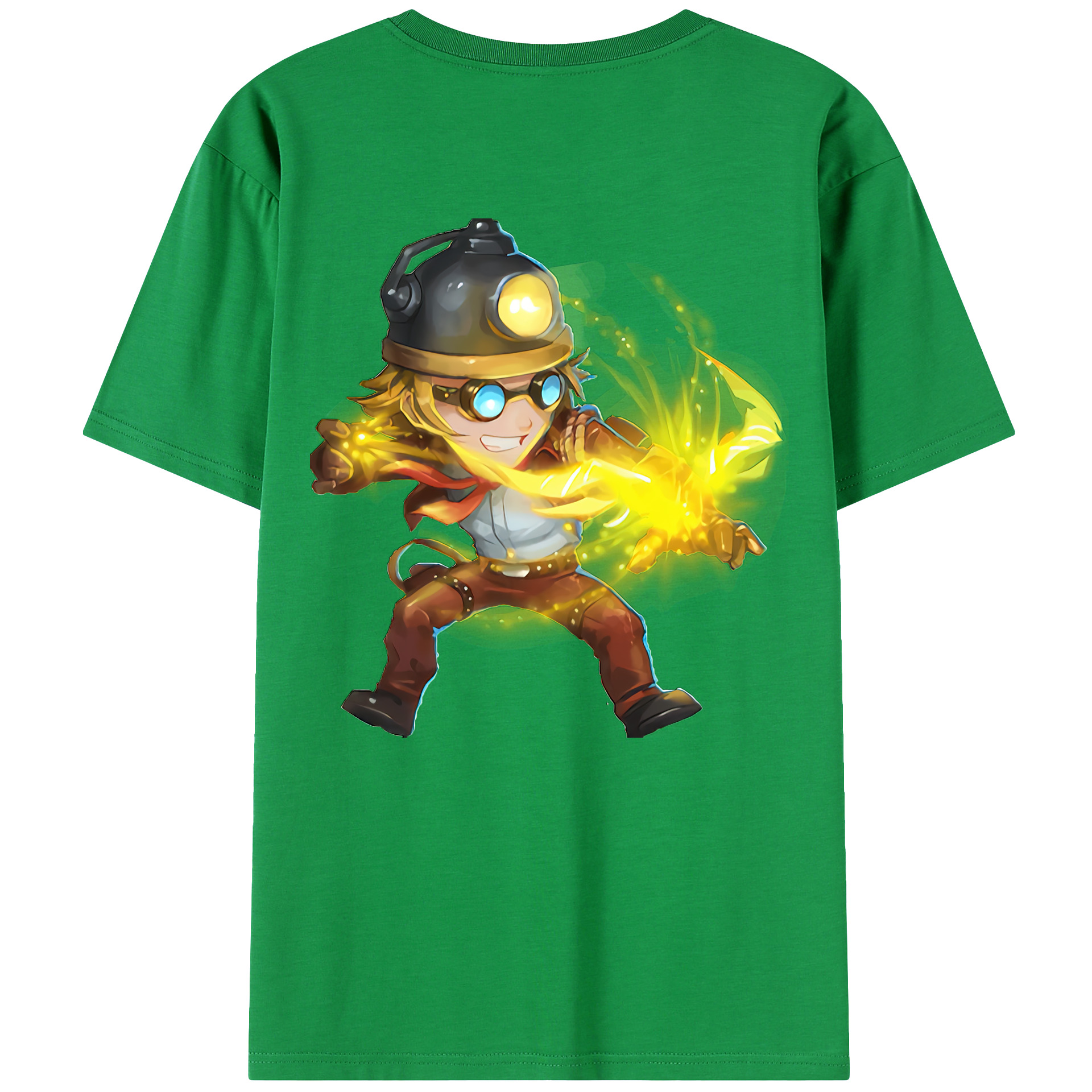 （画像用） リーグ・オブ・レジェンド League of Legends LOL 綿100％ メンズ半袖Tシャツ（バックプリント） 通気性