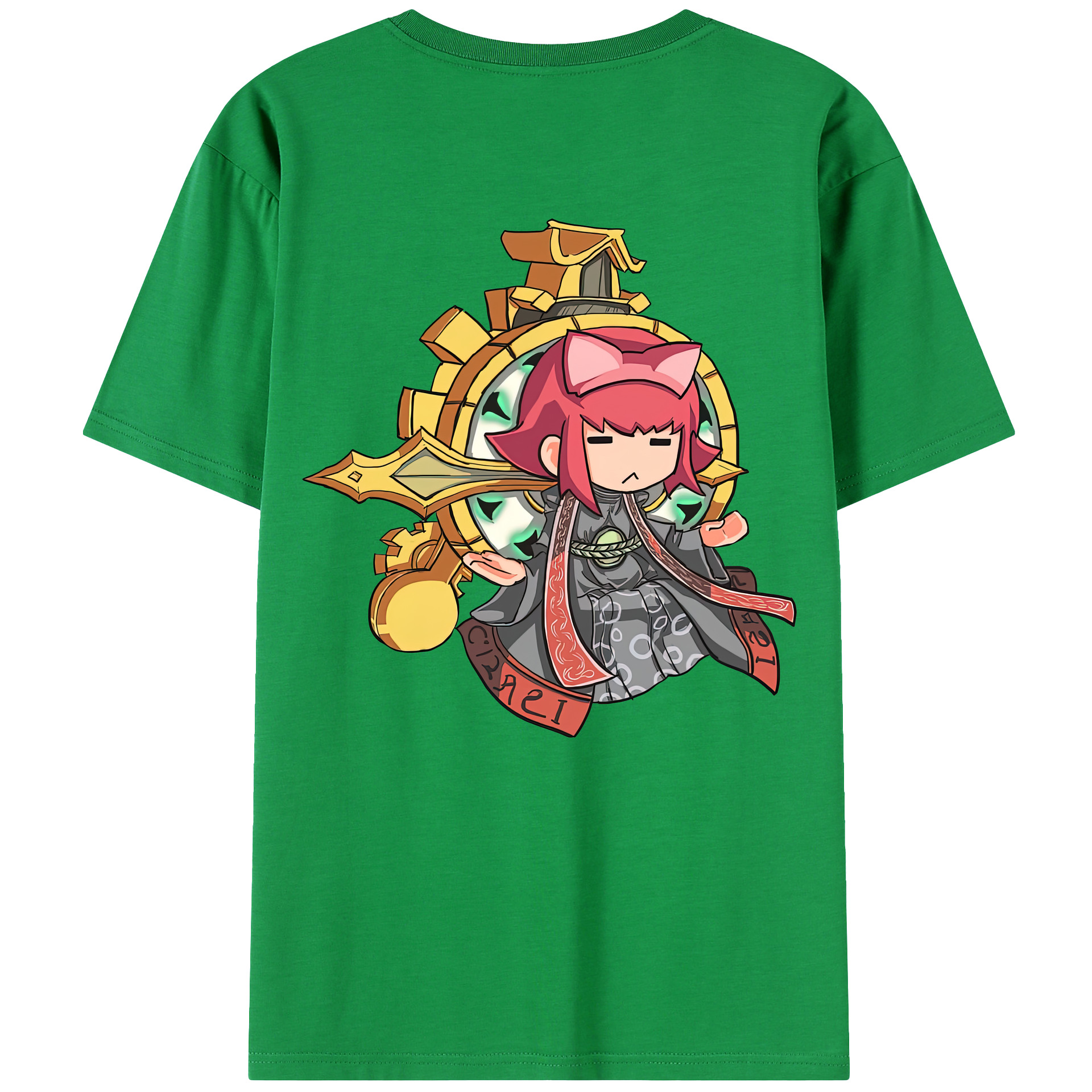 （画像用） リーグ・オブ・レジェンド League of Legends LOL 綿100％ メンズ半袖Tシャツ（バックプリント） 通気性