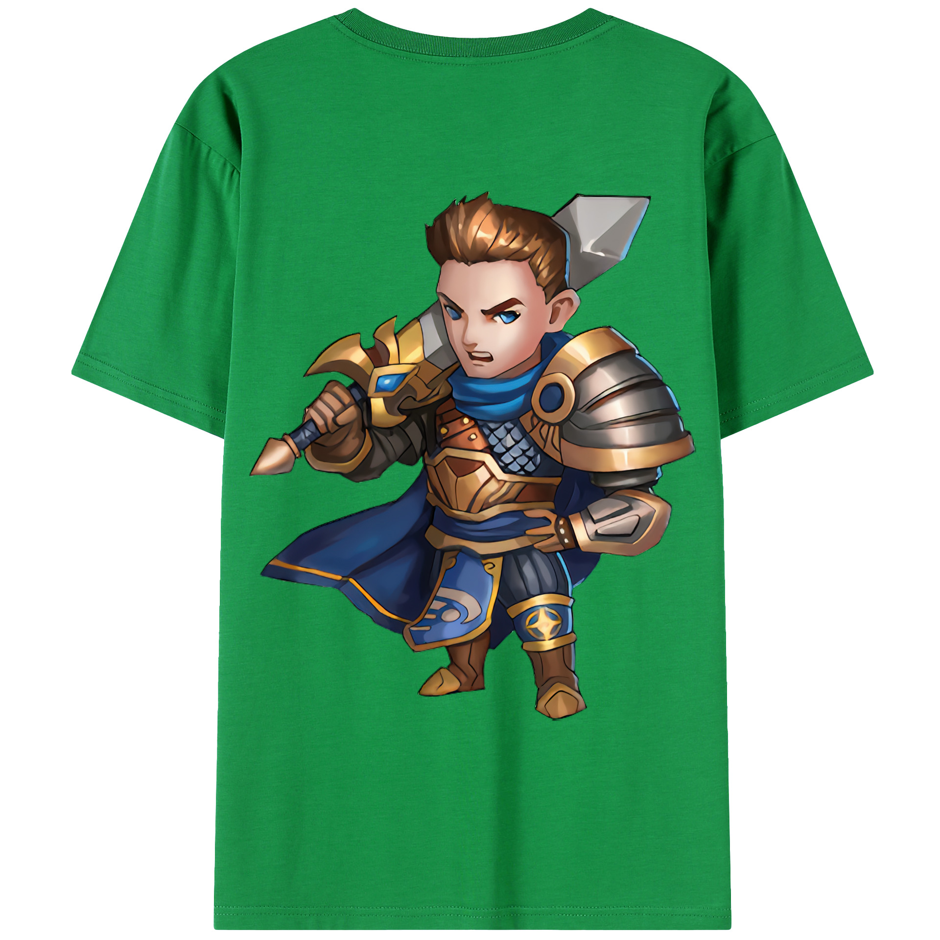 （画像用） リーグ・オブ・レジェンド League of Legends LOL 綿100％ メンズ半袖Tシャツ（バックプリント） 通気性