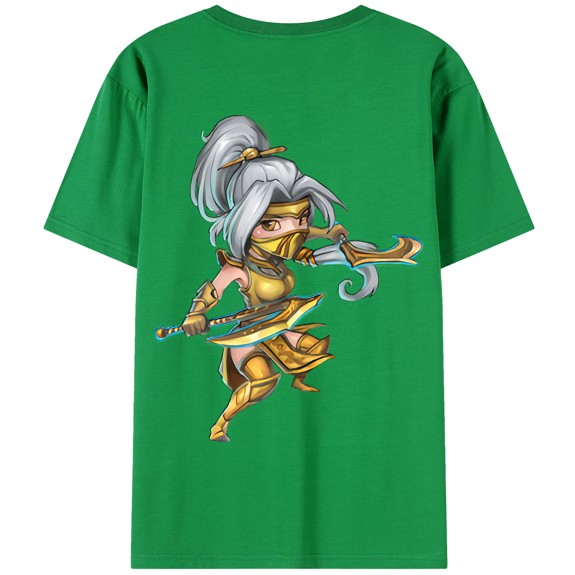 （画像用） リーグ・オブ・レジェンド League of Legends LOL 綿100％ メンズ半袖Tシャツ（バックプリント） 通気性