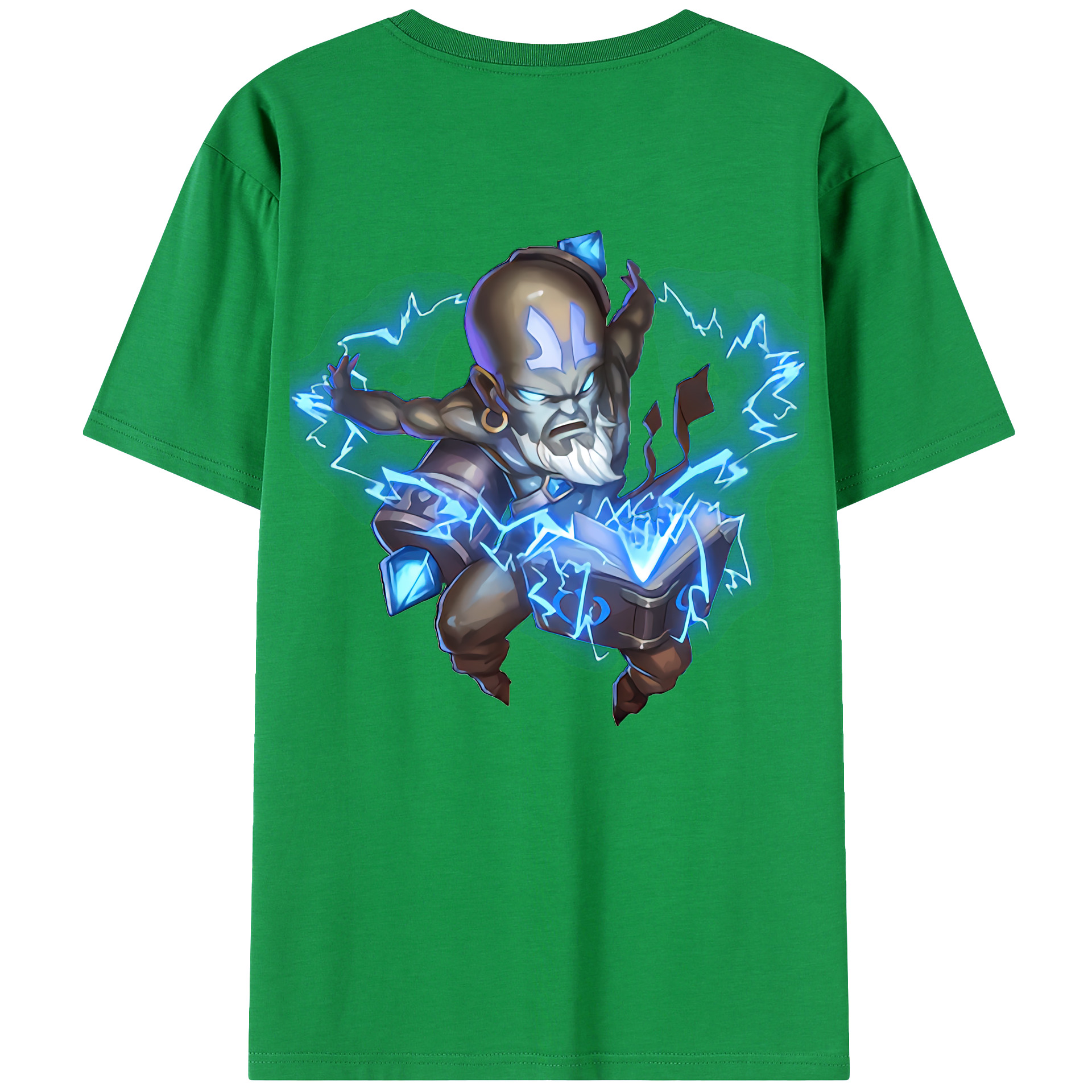 （画像用） リーグ・オブ・レジェンド League of Legends LOL 綿100％ メンズ半袖Tシャツ（バックプリント） 通気性