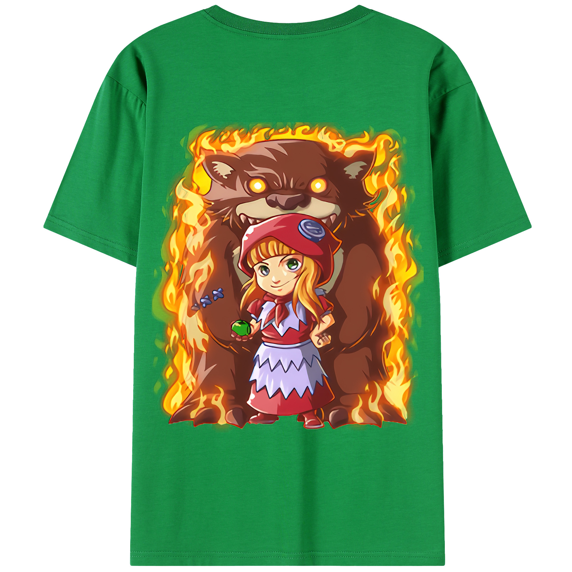 （画像用） リーグ・オブ・レジェンド League of Legends LOL 綿100％ メンズ半袖Tシャツ（バックプリント） 通気性