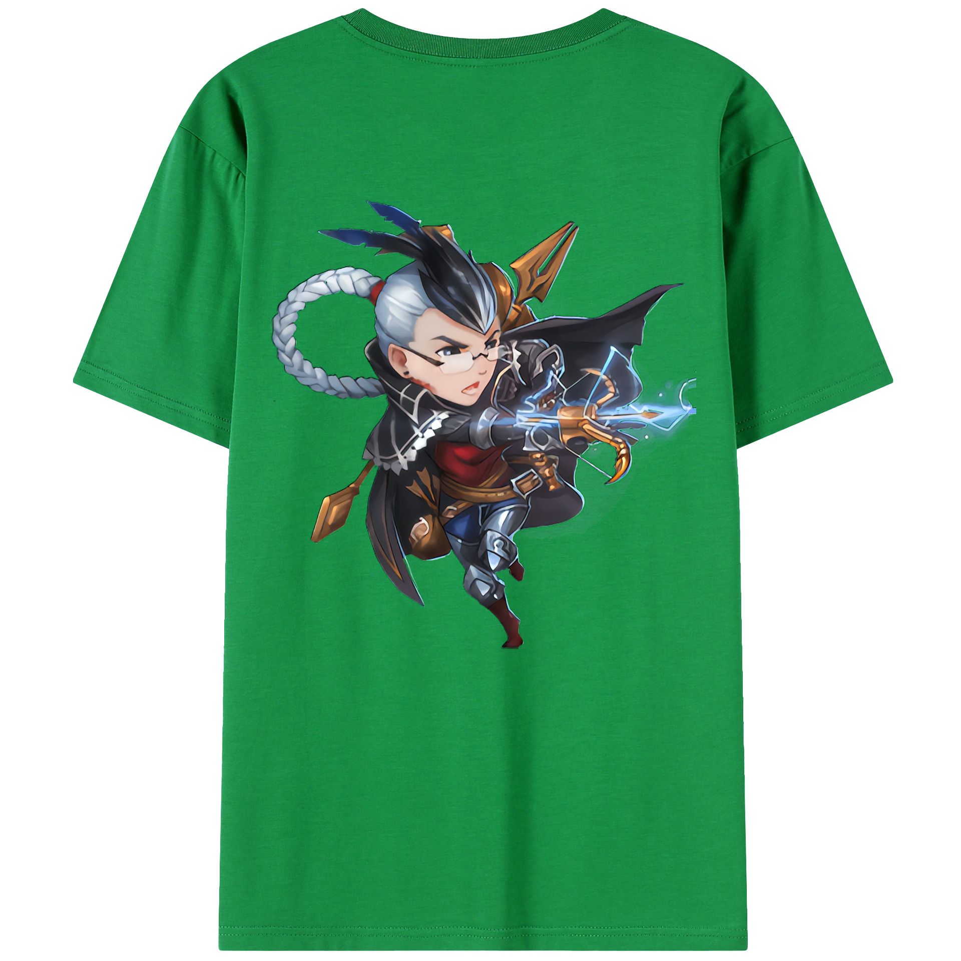 （画像用） リーグ・オブ・レジェンド League of Legends LOL 綿100％ メンズ半袖Tシャツ（バックプリント） 通気性