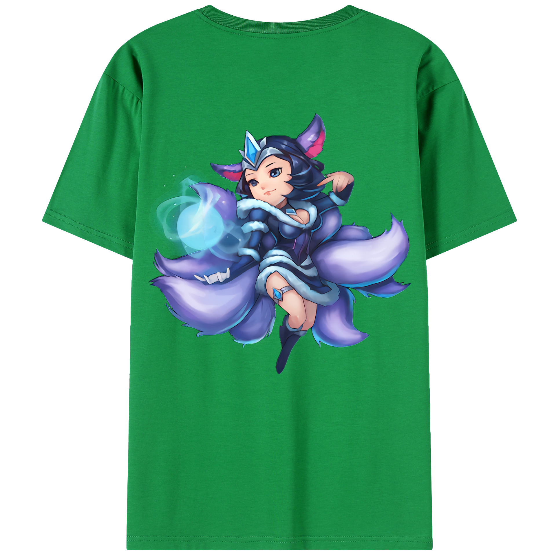 （画像用） リーグ・オブ・レジェンド League of Legends LOL 綿100％ メンズ半袖Tシャツ（バックプリント） 通気性
