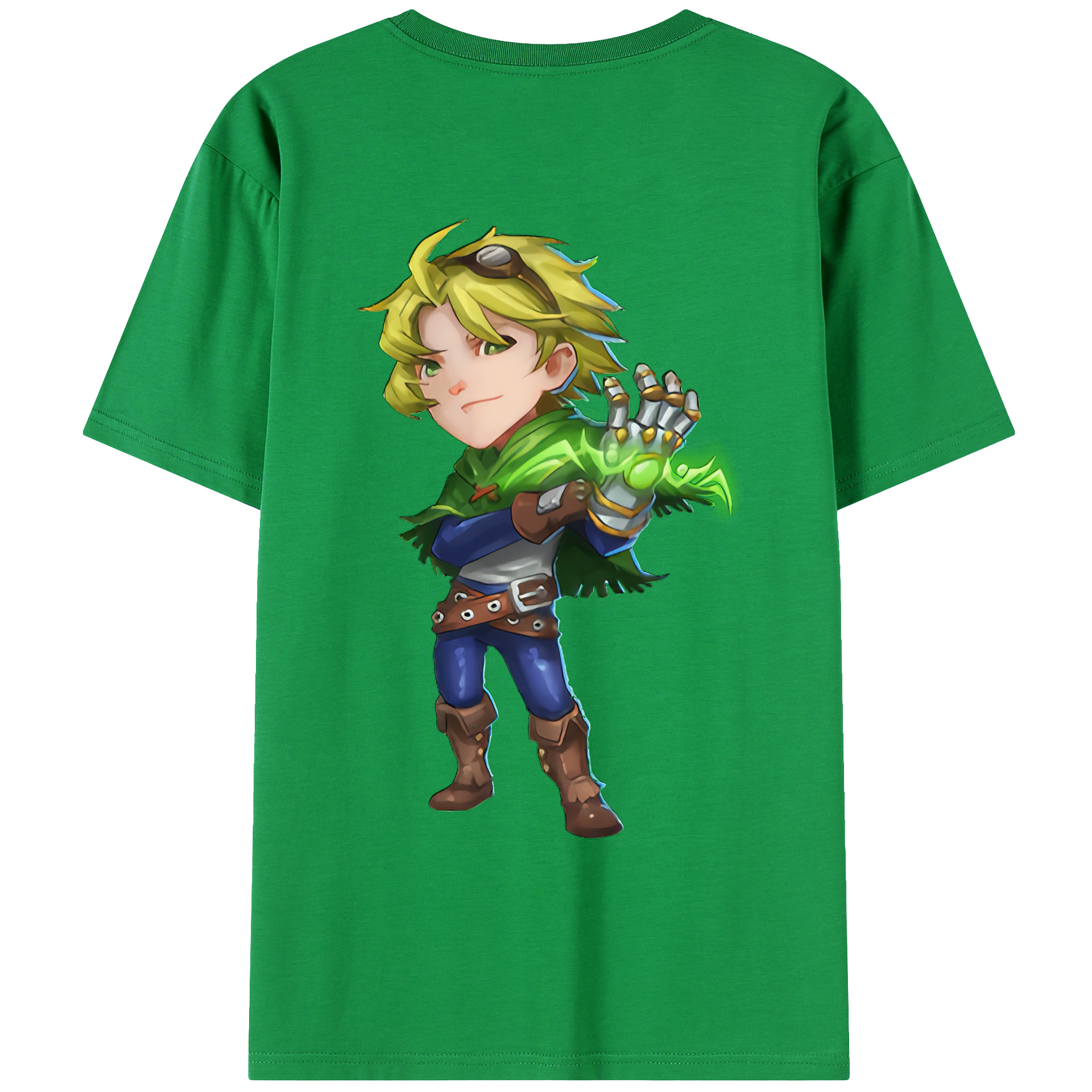 （画像用） リーグ・オブ・レジェンド League of Legends LOL 綿100％ メンズ半袖Tシャツ（バックプリント） 通気性
