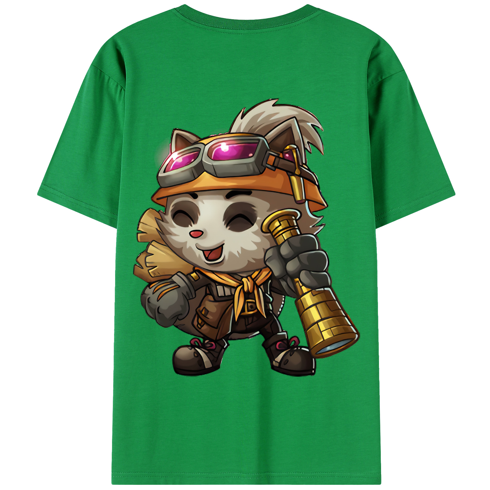 （画像用） リーグ・オブ・レジェンド League of Legends LOL 綿100％ メンズ半袖Tシャツ（バックプリント） 通気性