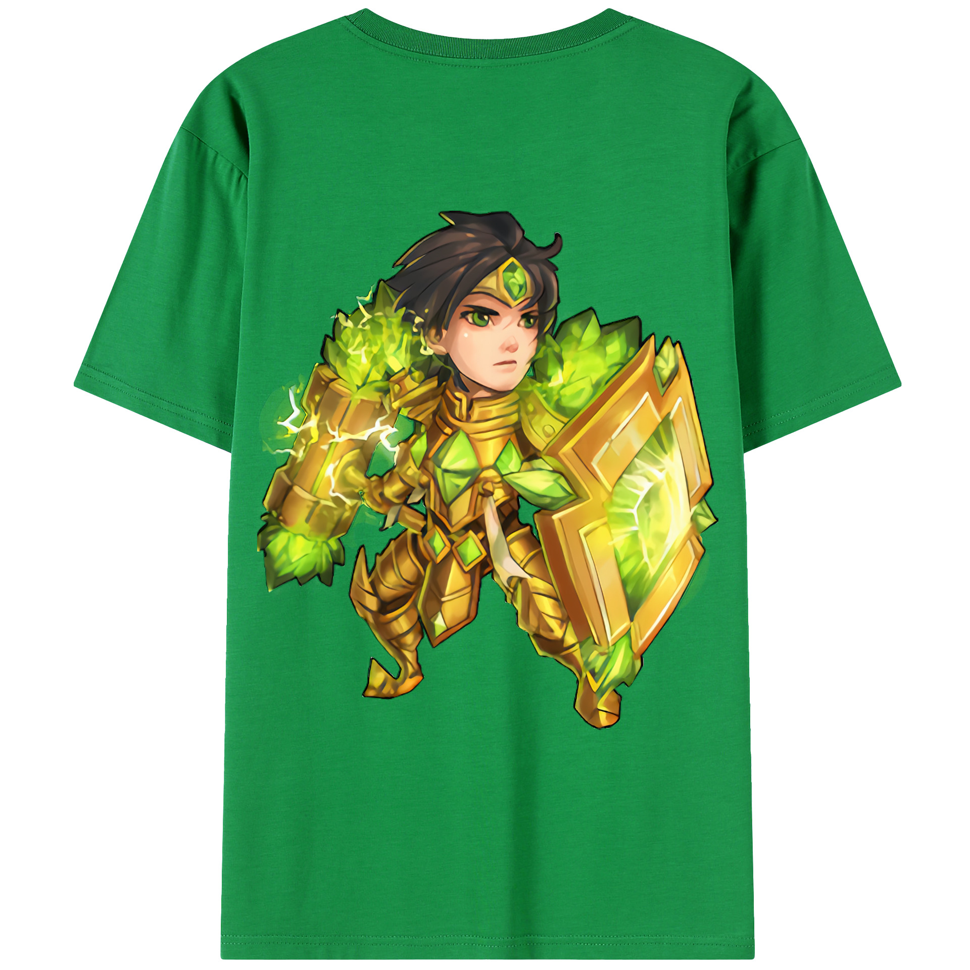 （画像用） リーグ・オブ・レジェンド League of Legends LOL 綿100％ メンズ半袖Tシャツ（バックプリント） 通気性